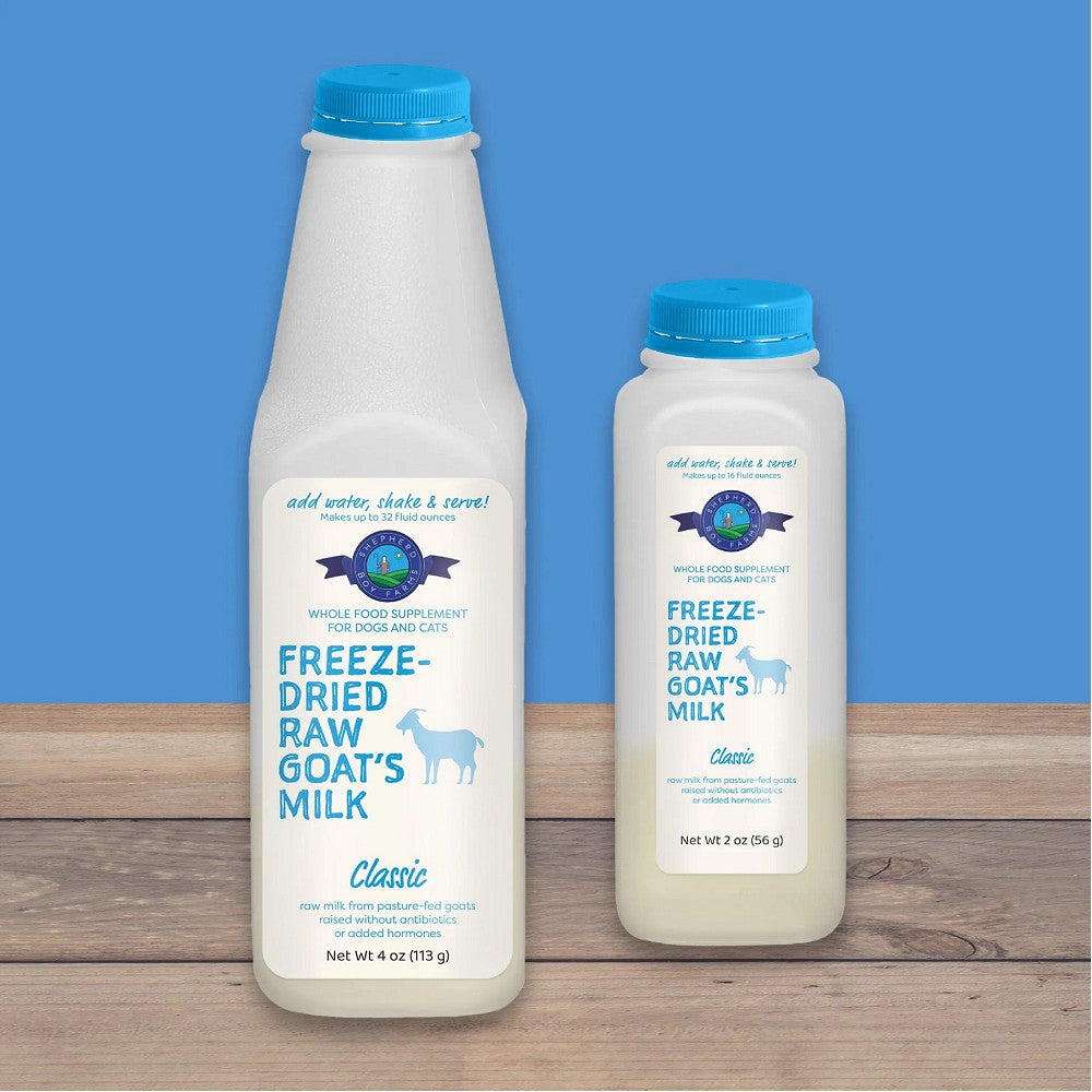 Freeze Dried Raw Goat Milk Powder for Dogs & Cats - Natural Digestive Support & Immune Booster - Perfect for Puppies, Kittens & Senior Pets