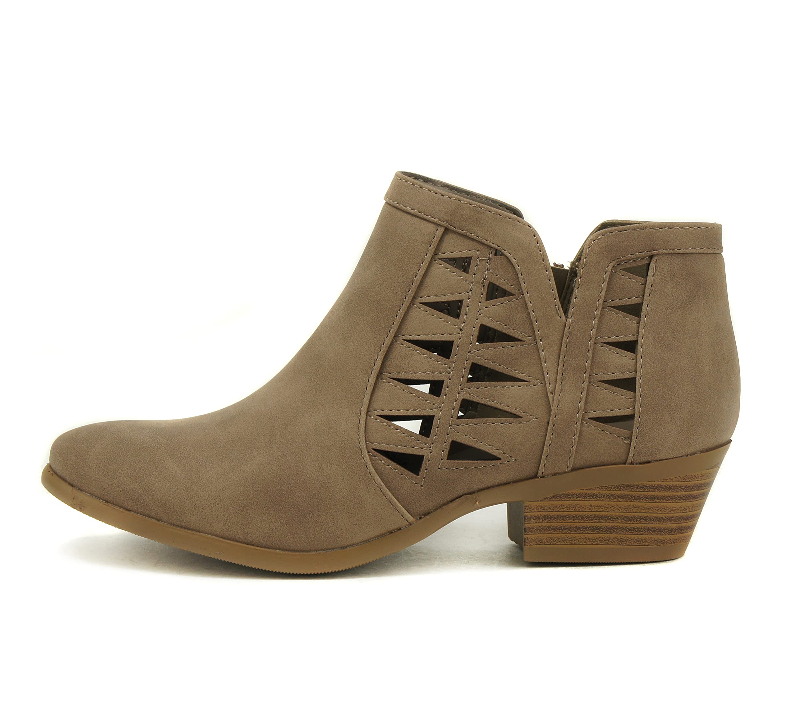 Soda Chance Women's Closed Toe Multi Strap Ankle Boots - Stylish Casual & Office Wear for Fall & Winter Seasons
