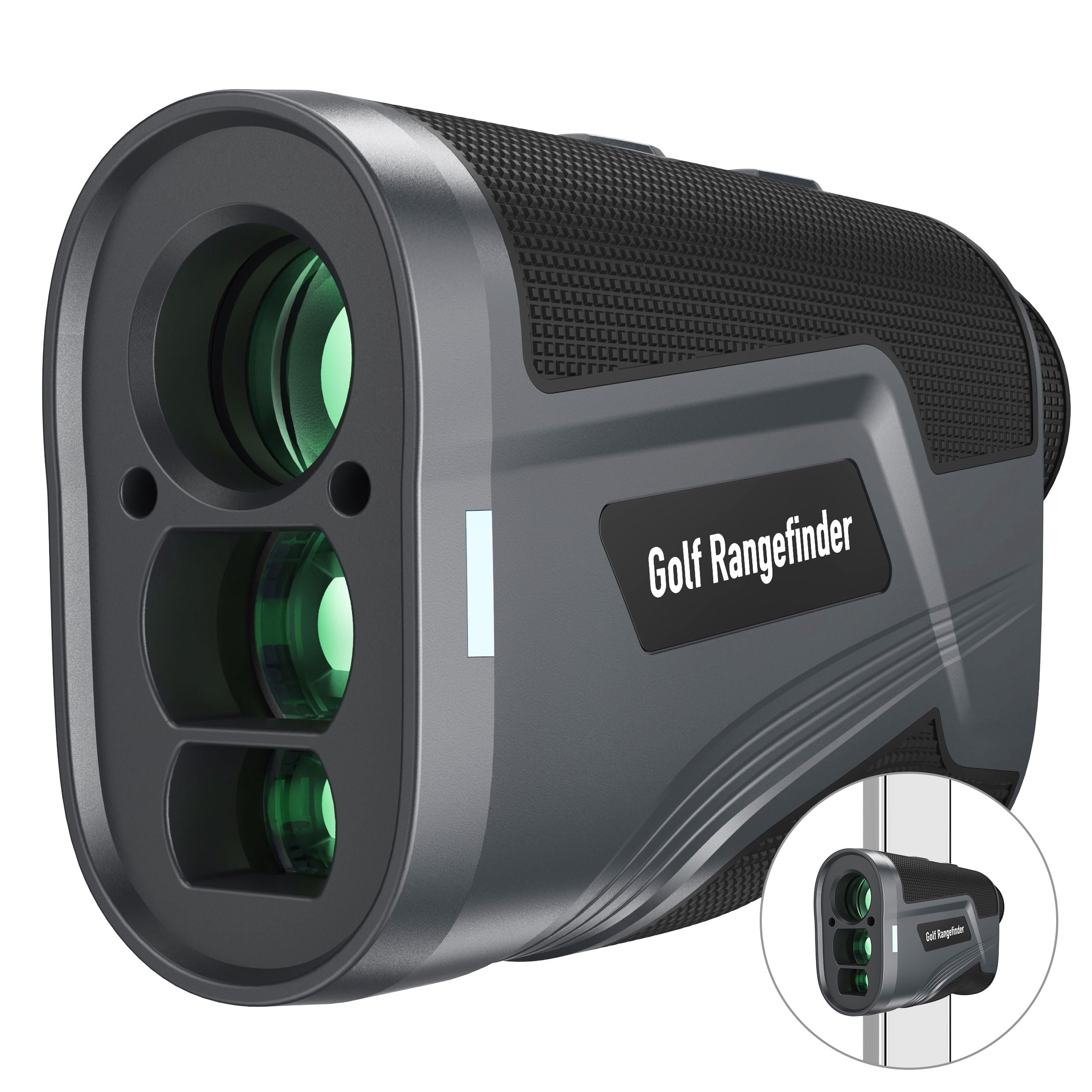 **1100Yards Golf & Hunting Laser Rangefinder with Slope - 6X Magnification, Rechargeable, Flagpole Lock Vibration, Magnetic Strip - Tournament Legal Golf Accessories & Men's Golf Gift for Outdoor Sports & Hunting**
