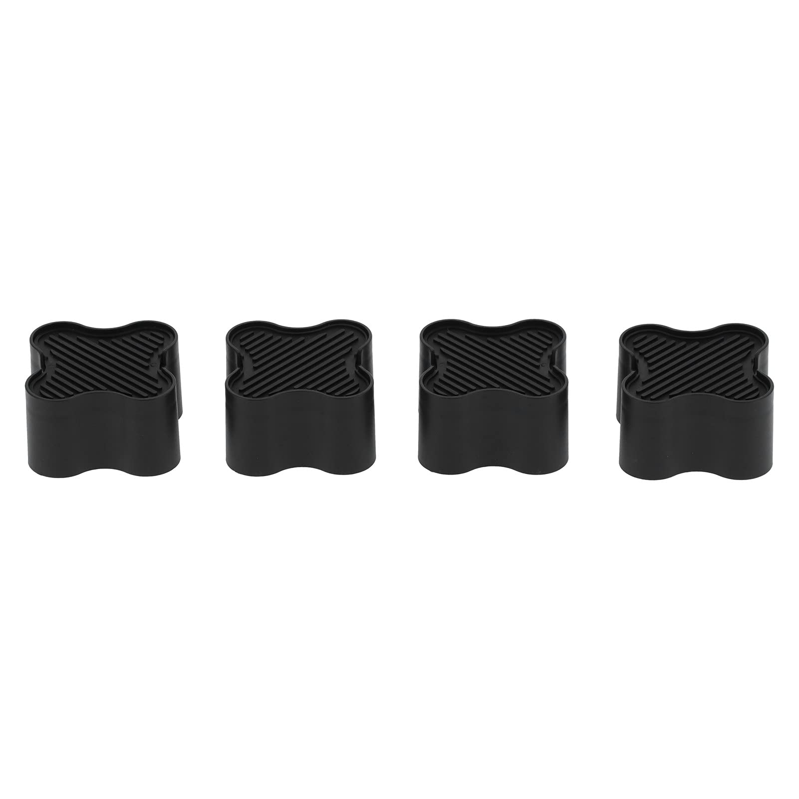 Yosoo 4PCS Furniture and Bed Risers - Non-Slip Height Adjustable Leg Extenders for Sofa, Table & Bed - Multifunctional Floor Protectors for Home & Office Use