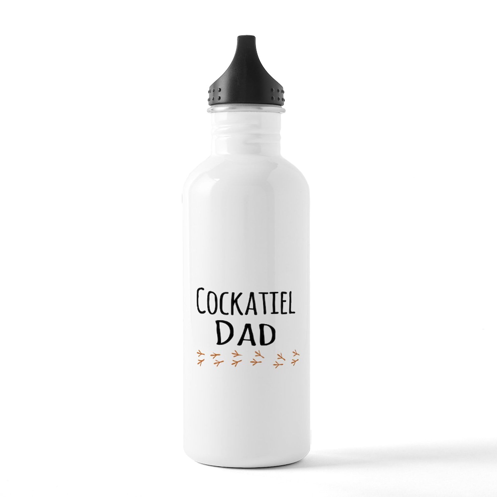 Cockatiel Dad Stainless Steel Water Bottle 1.0L (34 oz) - Insulated, Leak-Proof & BPA-Free - Perfect for Bird Lovers, Outdoor Activities & Office Use