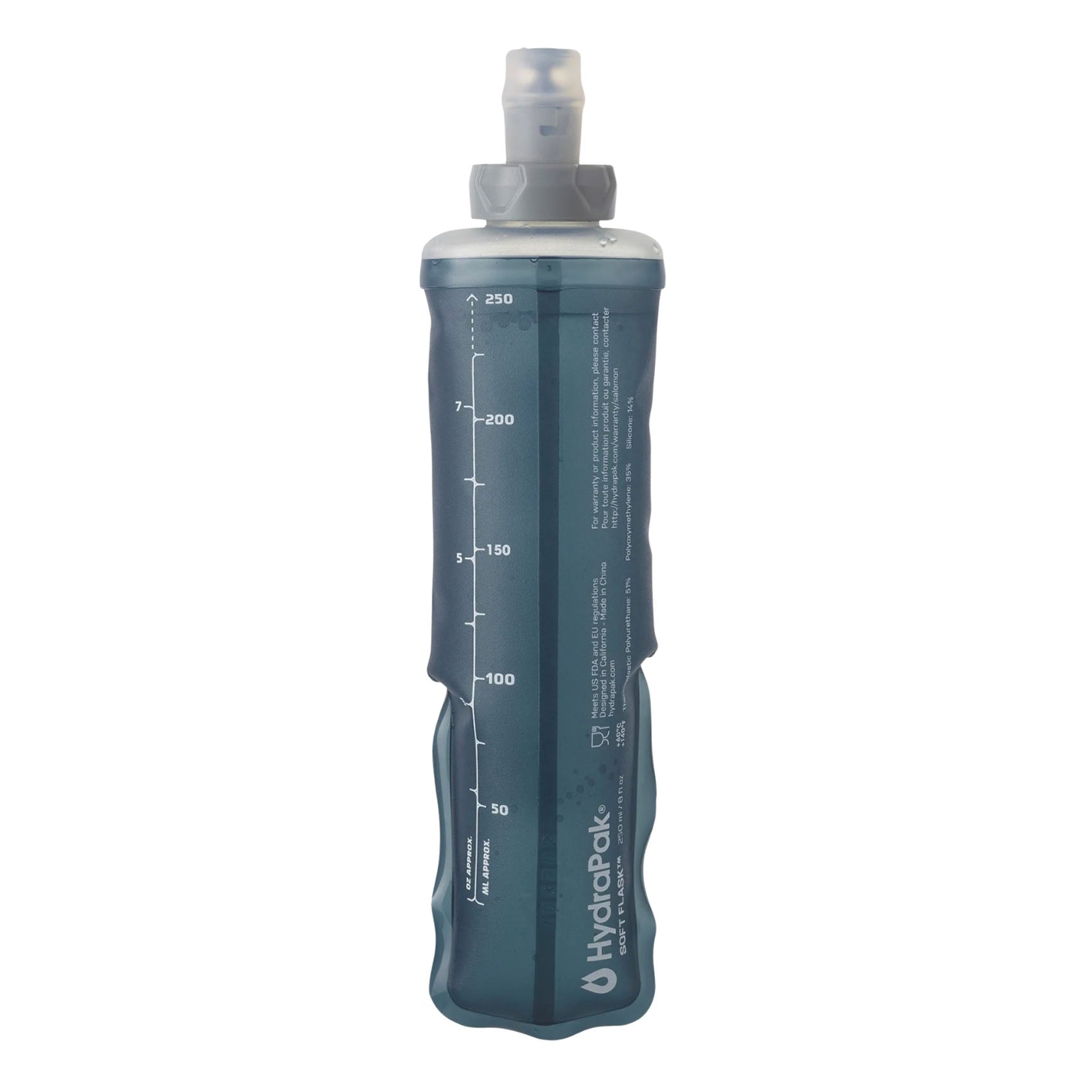 Salomon Soft Flask 250ml - Lightweight Collapsible Water Bottle for Running, Hiking & Outdoor Adventures | BPA-Free Hydration Pack for Trail Runners & Athletes