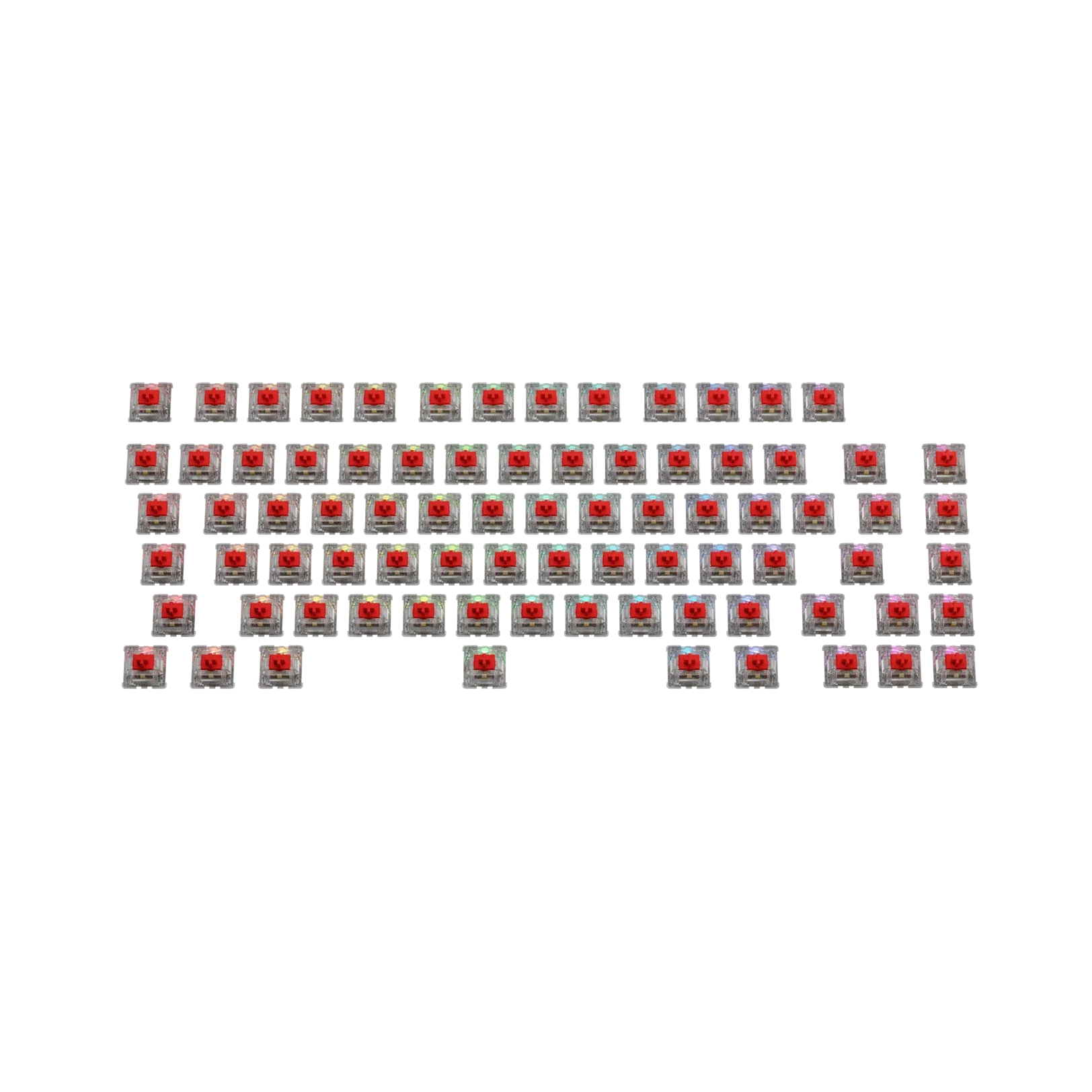 Glorious Fox Standard MX 75 ANSI Mechanical Keyboard Switches - Perfect for Gaming, Typing & Office Work