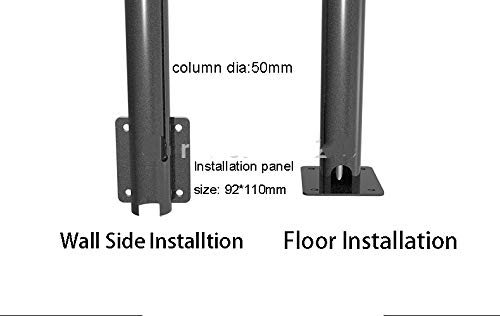 Premium Adjustable Gas Spring Floor Stand for 13-27 Inch LCD Monitors & TVs - Heavy Duty Single Monitor Mount Holds up to 22 lbs (10kg) - Perfect PC Stand for Home Office, Gaming Setup, or Living Room Sofa Side Placement