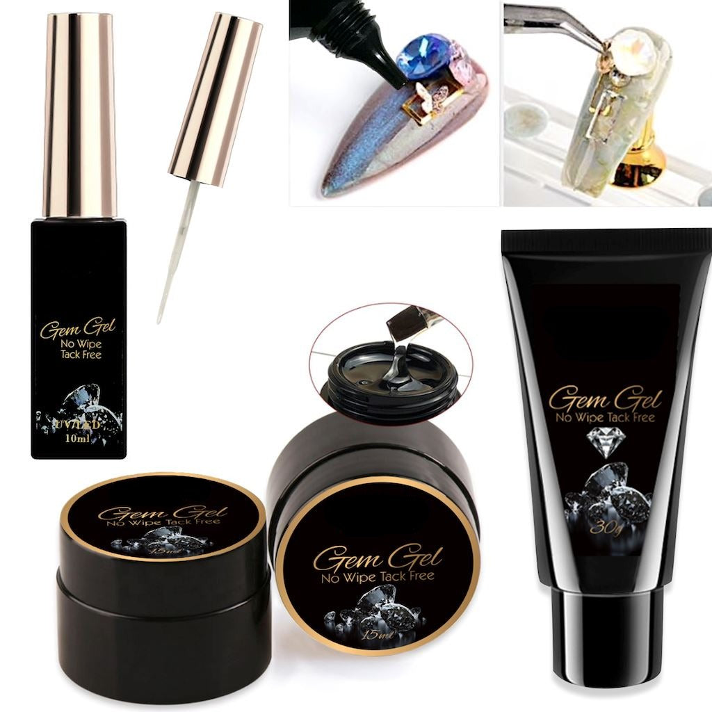 Premium Nail Gems for Gel Nails - Self-Adhesive Rhinestone Nail Art Decorations for Manicures, Pedicures & DIY Nail Designs - Perfect for Parties, Weddings & Special Occasions