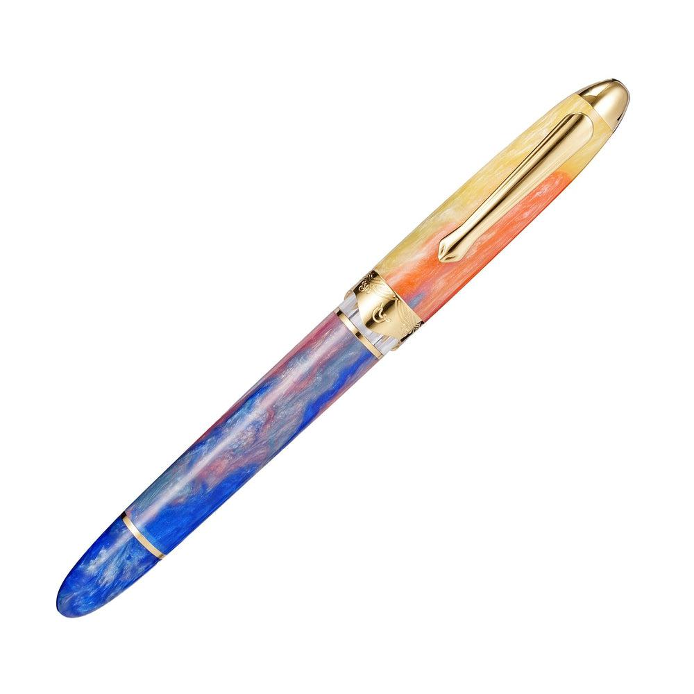 Nahvalur (Narwhal) Horizon Dusk Fountain Pen - Premium Writing Instrument for Calligraphy, Journaling & Office Use