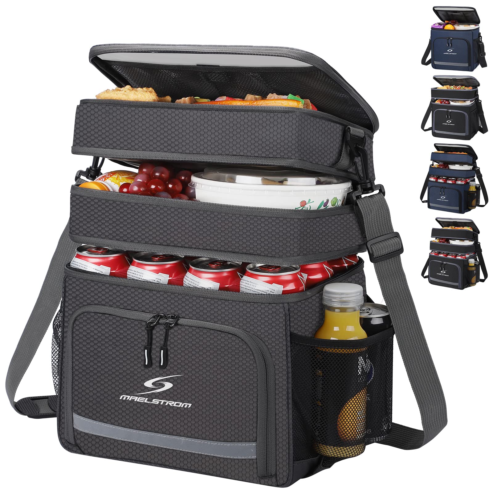 Insulated Lunch Box for Men & Women - Leakproof Cooler Lunch Bag with Durable Tote Handle | Perfect for Office, School, Picnics & Outdoor Activities