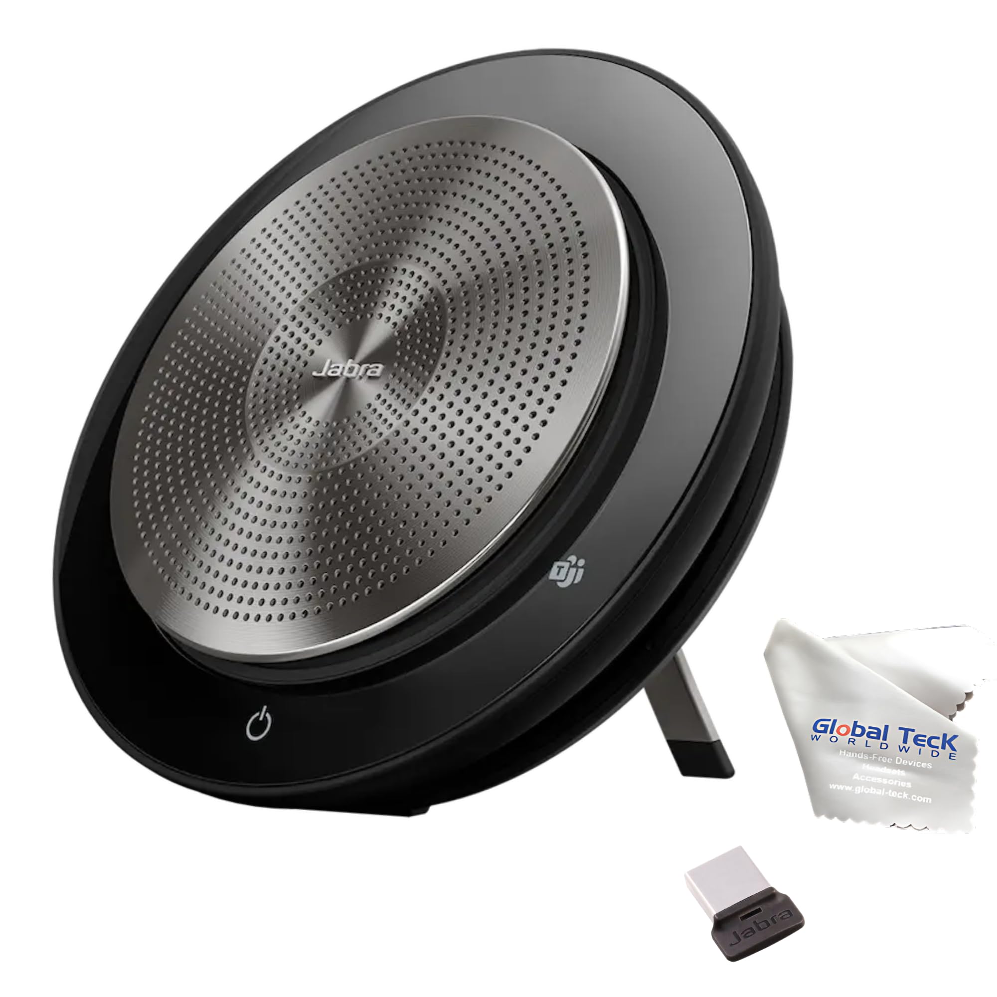 Jabra Speak 750 MS Bluetooth Speakerphone with USB Dongle - Certified for Microsoft Teams - Compatible with PC, Mac, Tablet & Smartphone - Includes Microfiber Cloth - Perfect for Conference Calls & Remote Work