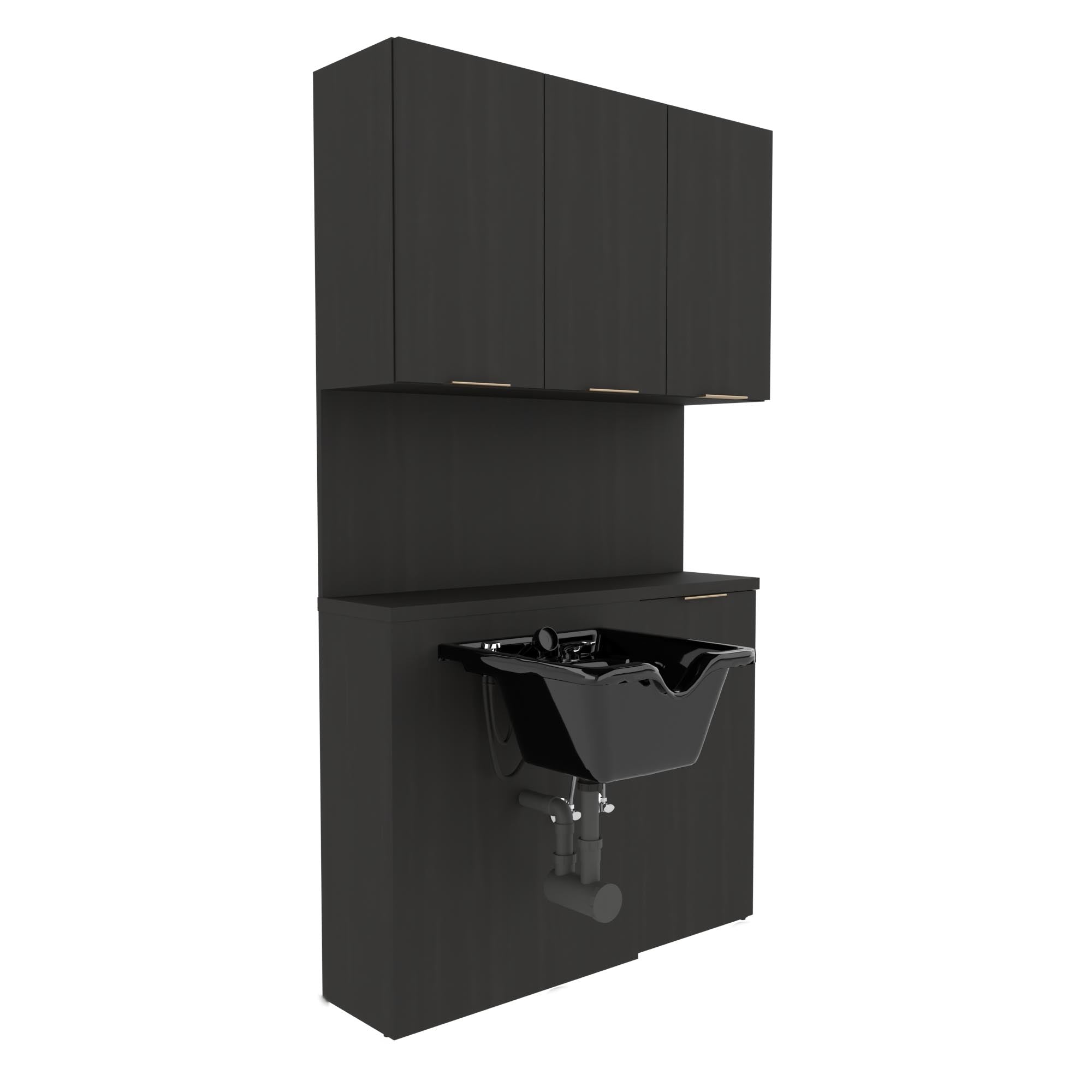Bulkhead Essentials with Upper Storage - Heavy Duty Truck & Van Organizer for Tools & Gear - Perfect for Work Trucks, Vans & Commercial Vehicles