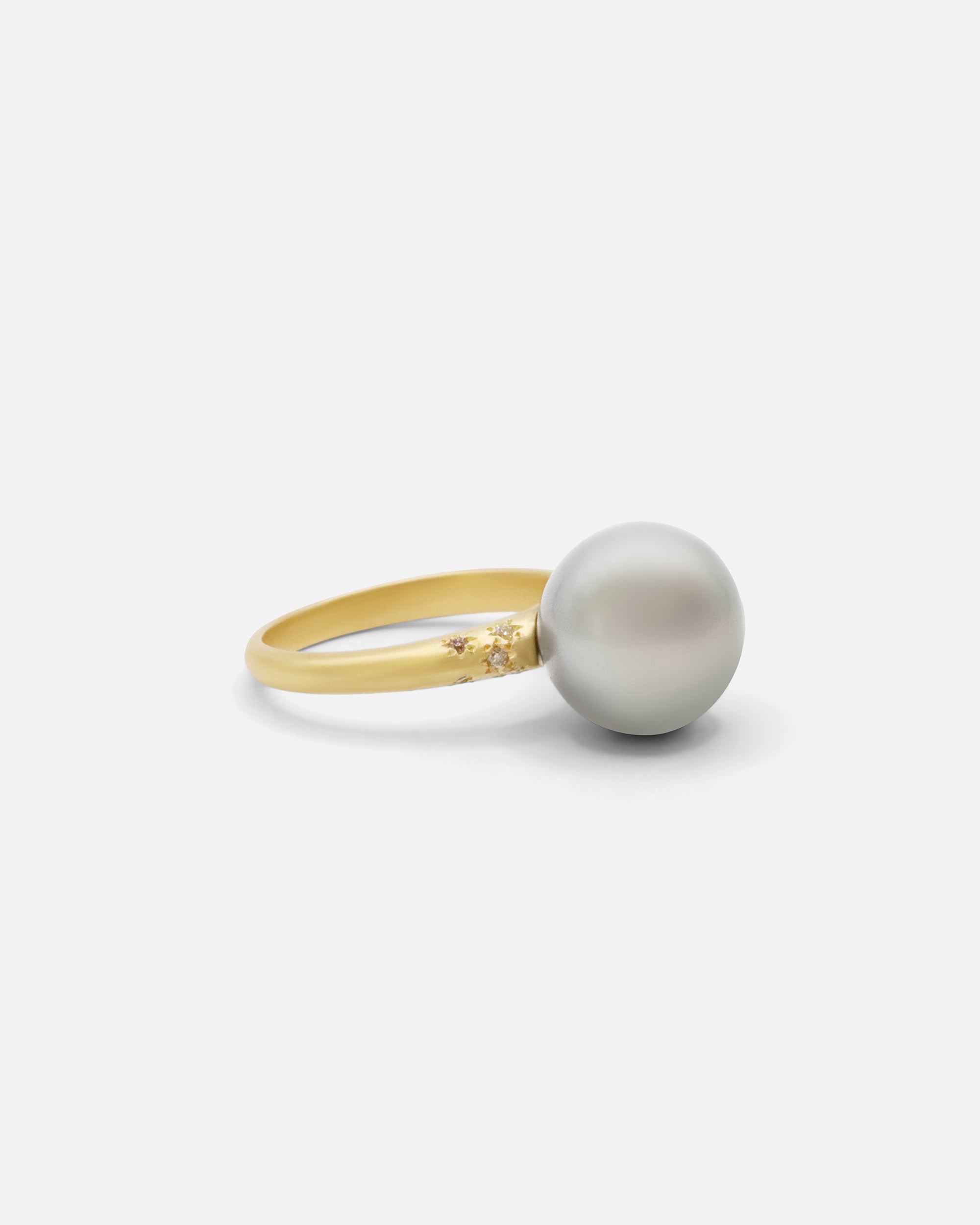 Exquisite Umi South Sea Pearl and Diamond Ring - 18K Gold Bridal Jewelry for Weddings, Anniversaries & Special Occasions