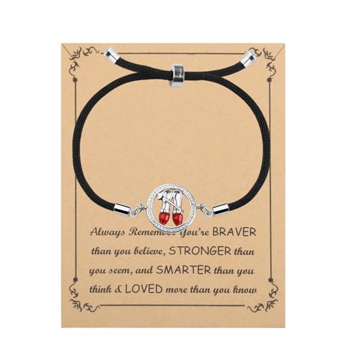 red shoe bracelet