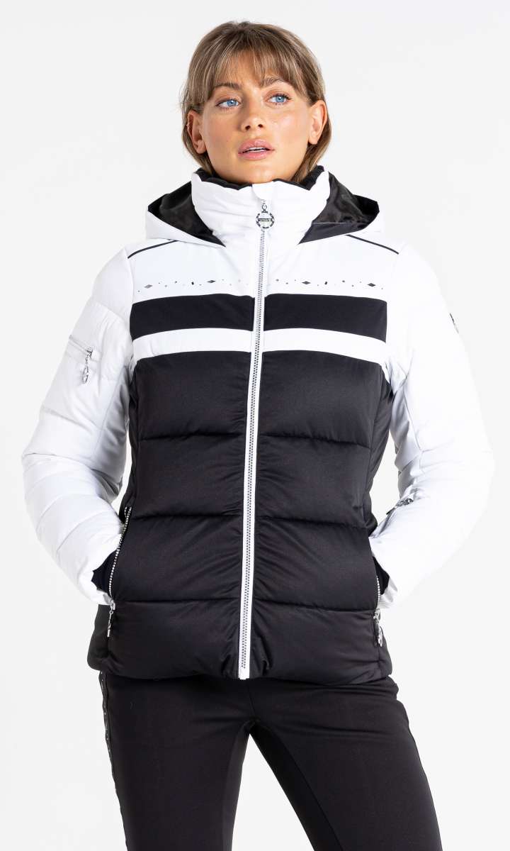 Dare2B Women's Crystallize Insulated Winter Jacket - Waterproof, Warm Puffer Coat for Skiing, Hiking & Cold Weather (2022-2023)