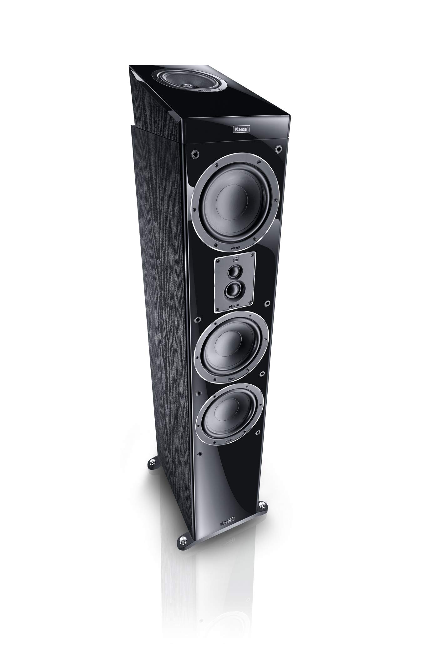 MAGNAT ATM 202 Black Atmos Speakers (Pair) - Premium Home Theater Surround Sound System for Movies, Music & Gaming