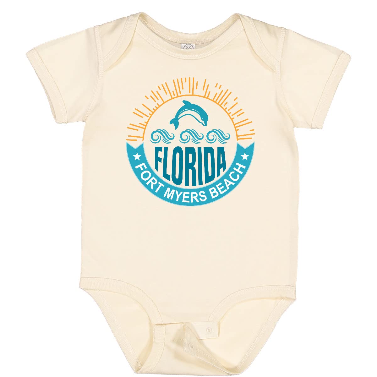Inktastic Fort Myers Beach Florida Vacation Baby Bodysuit - Cute Florida Souvenir Outfit for Infants & Toddlers - Perfect for Beach Trips, Family Photos & Vacation Memories