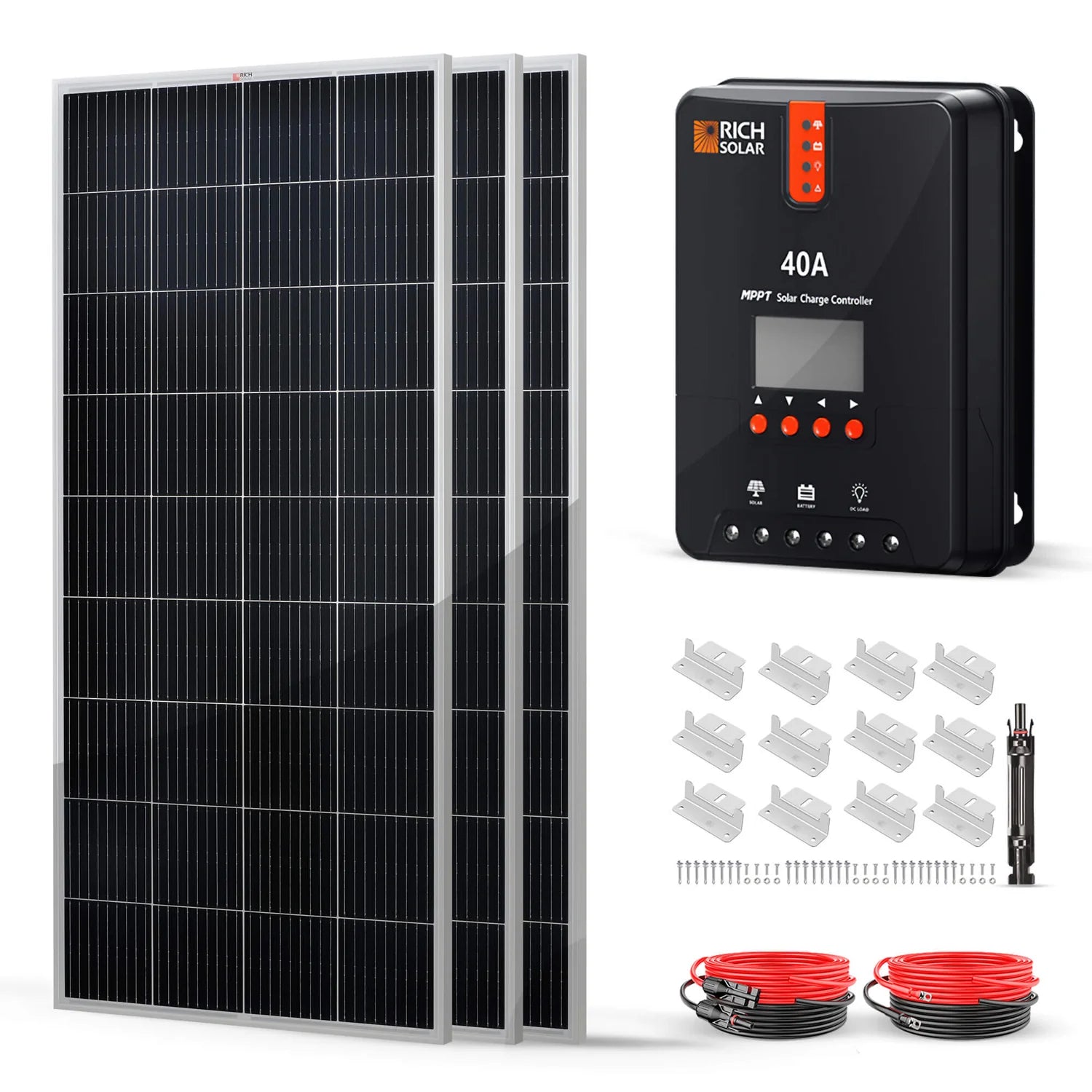 600W Solar Panel Kit by Rich Solar - Complete Off-Grid Power Solution for RV, Boat, Cabin & Emergency Backup