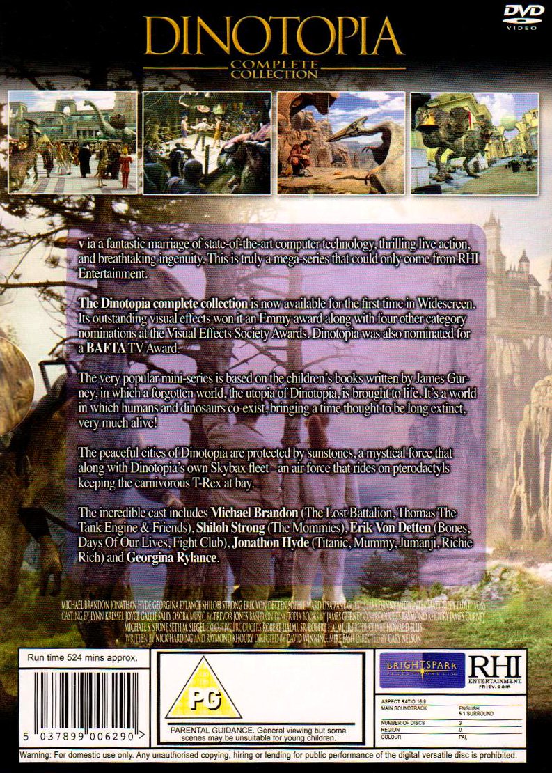 Dinotopia Collector's Edition Box Set [DVD] - Complete Adventure Series for Kids & Family Movie Night, Fantasy Dinosaur Film Gift