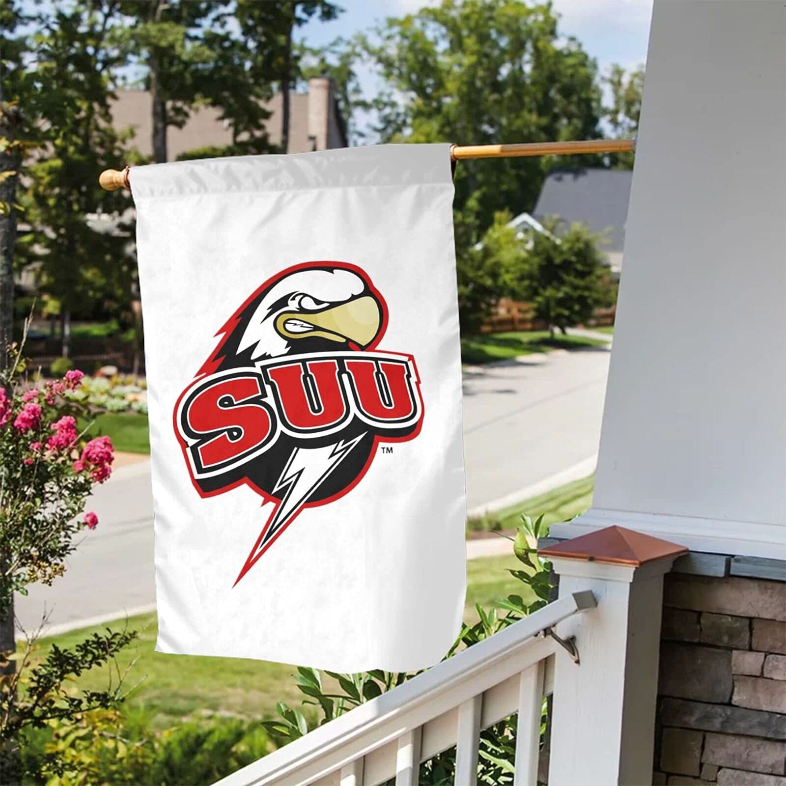 Southern Utah University Logo Double-Sided Garden Flag - Outdoor Yard Decor for SUU Fans | Perfect for Summer, Game Days & Campus Pride