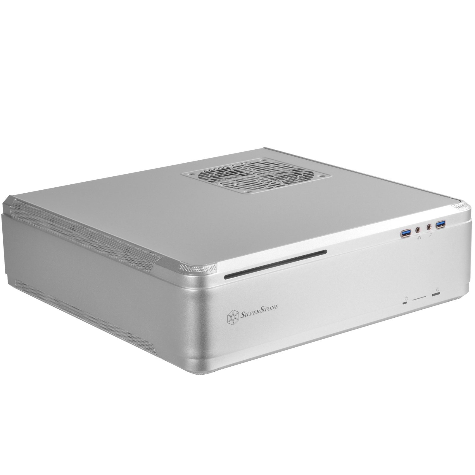 Silverstone SST-FTZ01S Premium Mini-ITX PC Gaming Case - Compact Aluminum Chassis for High Performance Gaming Rigs | Perfect for Small Space Setups & Home Office Battlestations