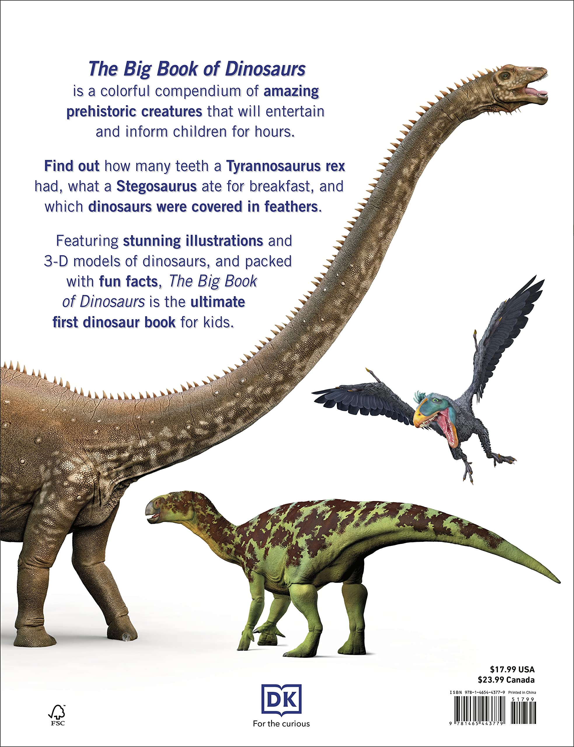 **The Big Book of Dinosaurs – DK Big Books | Kids Educational Dinosaur Encyclopedia | Perfect for Learning, Gifts & Classroom Activities**