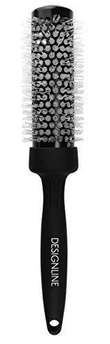 Regis DESIGNLINE Ceramic Thermal Round Hair Brush for Blow Drying & Styling - Small Heat Resistant Hairbrush with Ceramic Coated Barrel - Perfect for Salon Quality Blowouts & Home Hair Styling