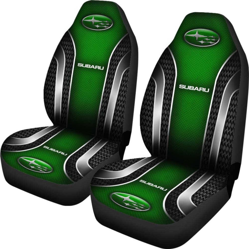 Premium 2-Piece Front Seat Covers for Subaru - Forest Green (Part# 144627) | Universal Fit | Waterproof & Durable Protection | Perfect for Outdoor Adventures, Camping & Daily Commute