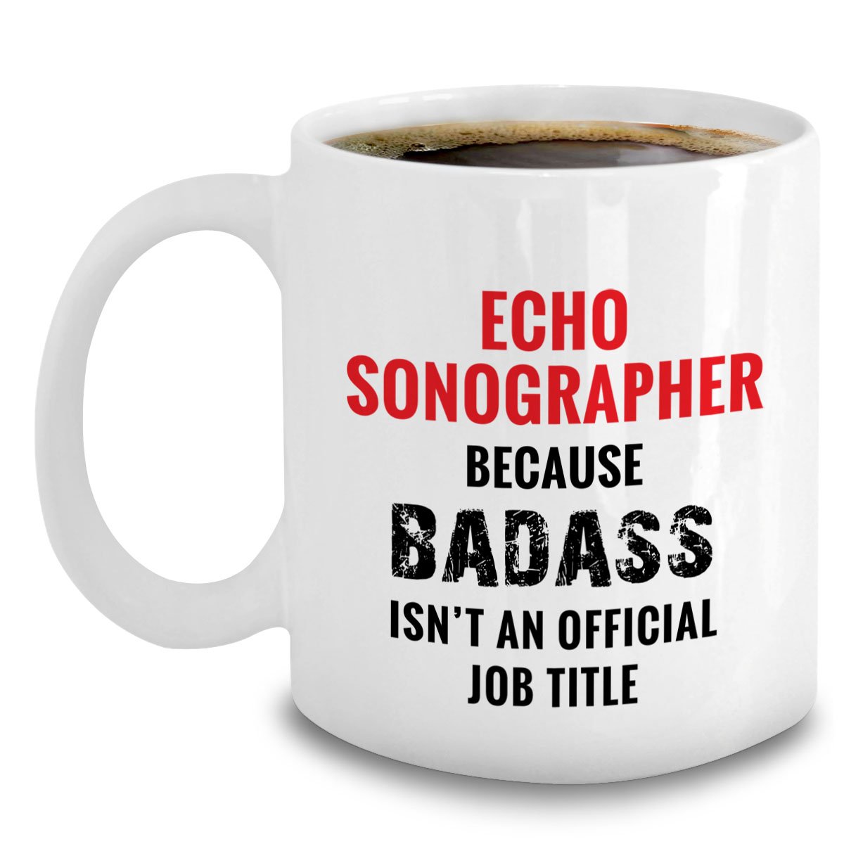 Echocardiography Coffee Mug - Perfect Gift for Cardiac Sonographers - Ultrasound Tech Accessories - Great for Hospitals, Clinics & Medical Offices