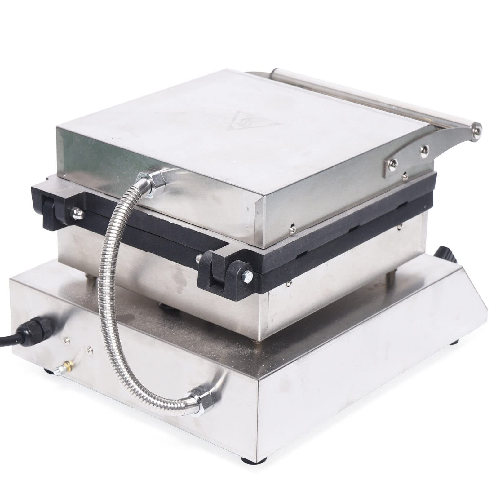 Commercial Electric Waffle Maker - 1500W Belgian Waffle Iron with 6 Grids & Double-Sided Nonstick Plates for Restaurants, Bakeries, Cafes & Home Use - Perfect for Breakfast, Brunch, Desserts & Catering Events