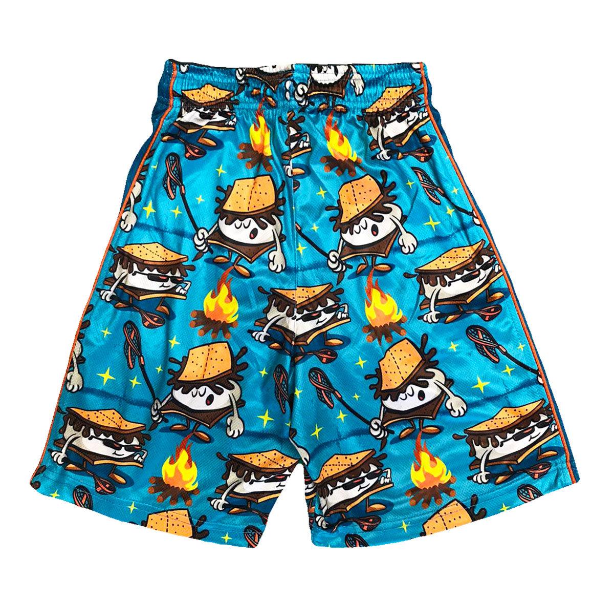 Mens S'Mores Society Attack Short - Comfortable & Stylish Men's Shorts for Outdoor Adventures, Hiking, and Casual Wear
