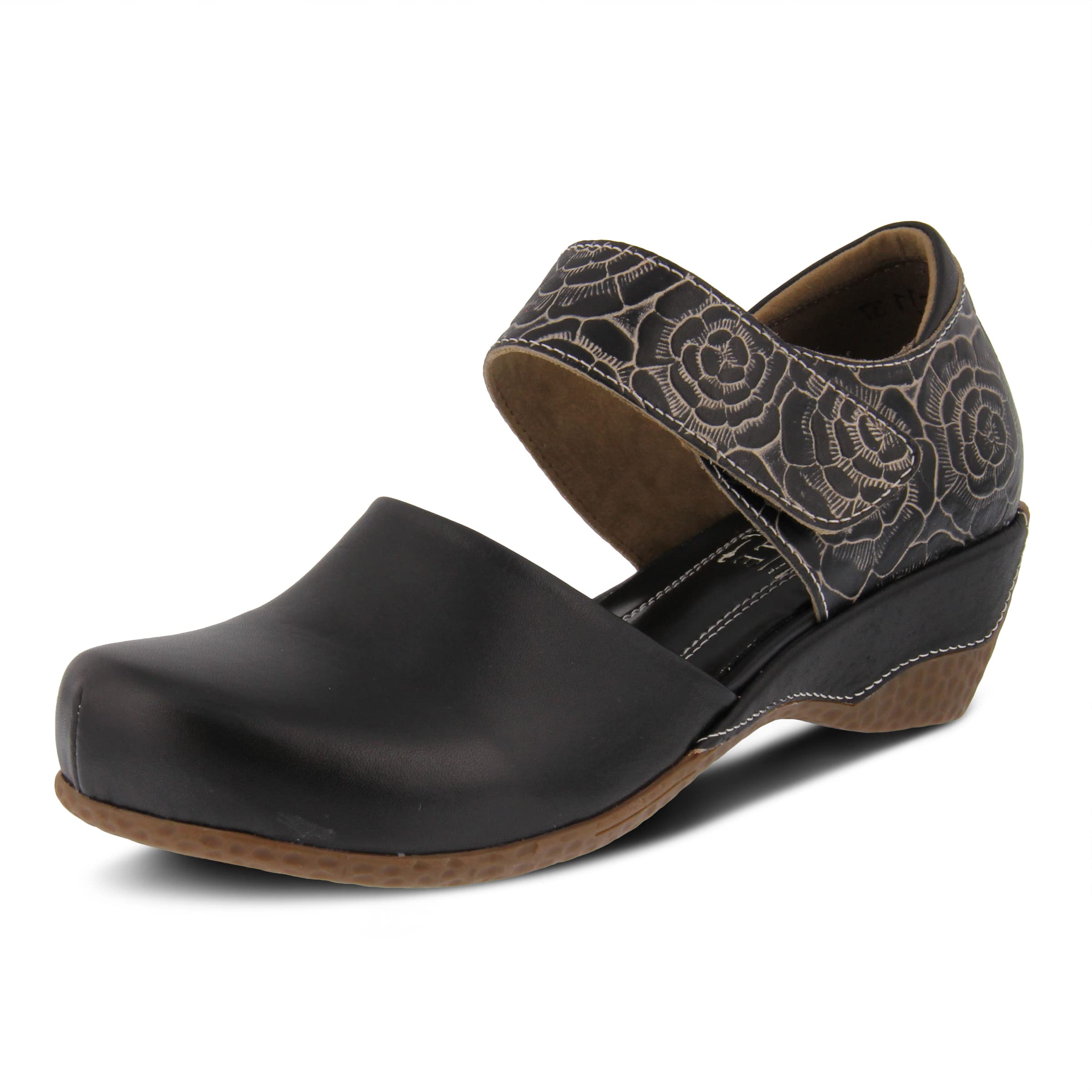 Spring Step L'Artiste Gloss-Pansy Mary Jane Shoes for Women - Comfortable Ladies Dress Shoes with Hook-and-Loop Closure - Casual & Wedding Shoes for Outdoor, Office, and Special Occasions