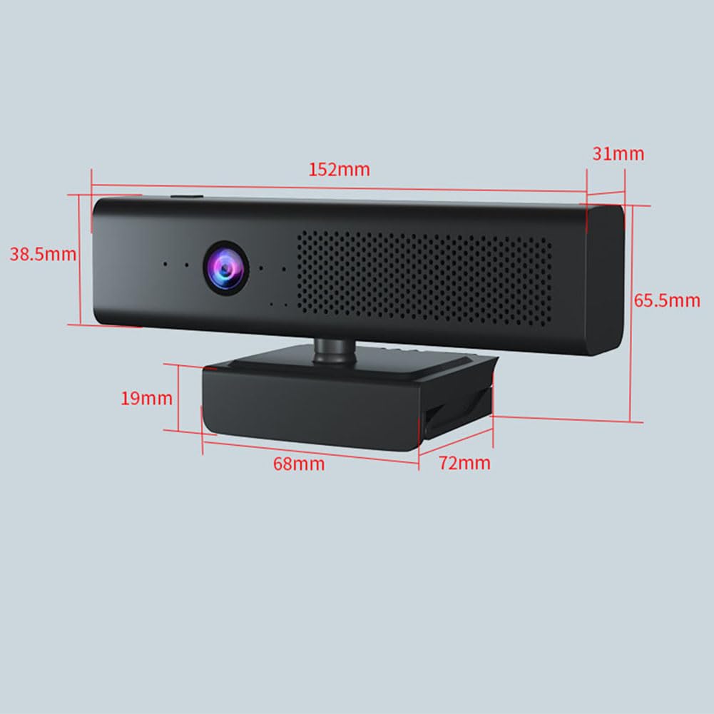 1080P HD USB Webcam with Built-in Microphone & Speaker - Plug & Play Computer Camera for PC Laptop - Perfect for Video Conferencing, Online Classes, Live Streaming & Remote Work