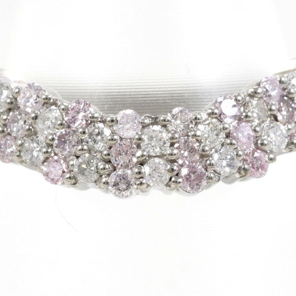 18K White Gold Pink Diamond Ring for Women - Elegant Engagement & Wedding Jewelry Gift - Perfect for Anniversaries, Proposals & Special Occasions