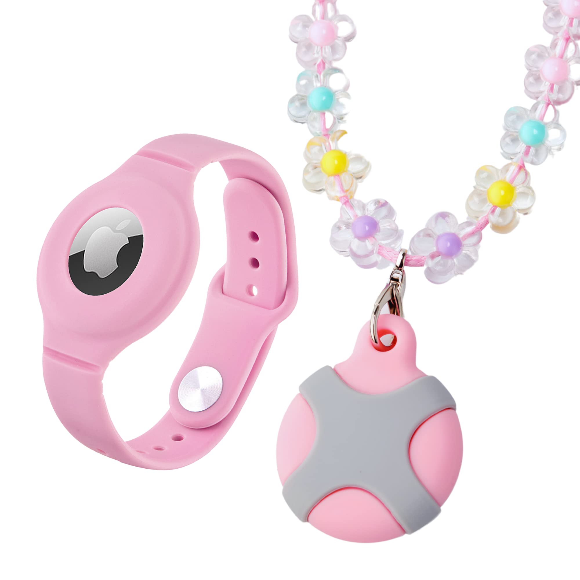 CHABAEBAE AirTag Wristband for Kids & Adults - Adjustable AirTag Necklace & Watch Band | Discreet GPS Tracker Accessories for School, Travel & Outdoor Activities