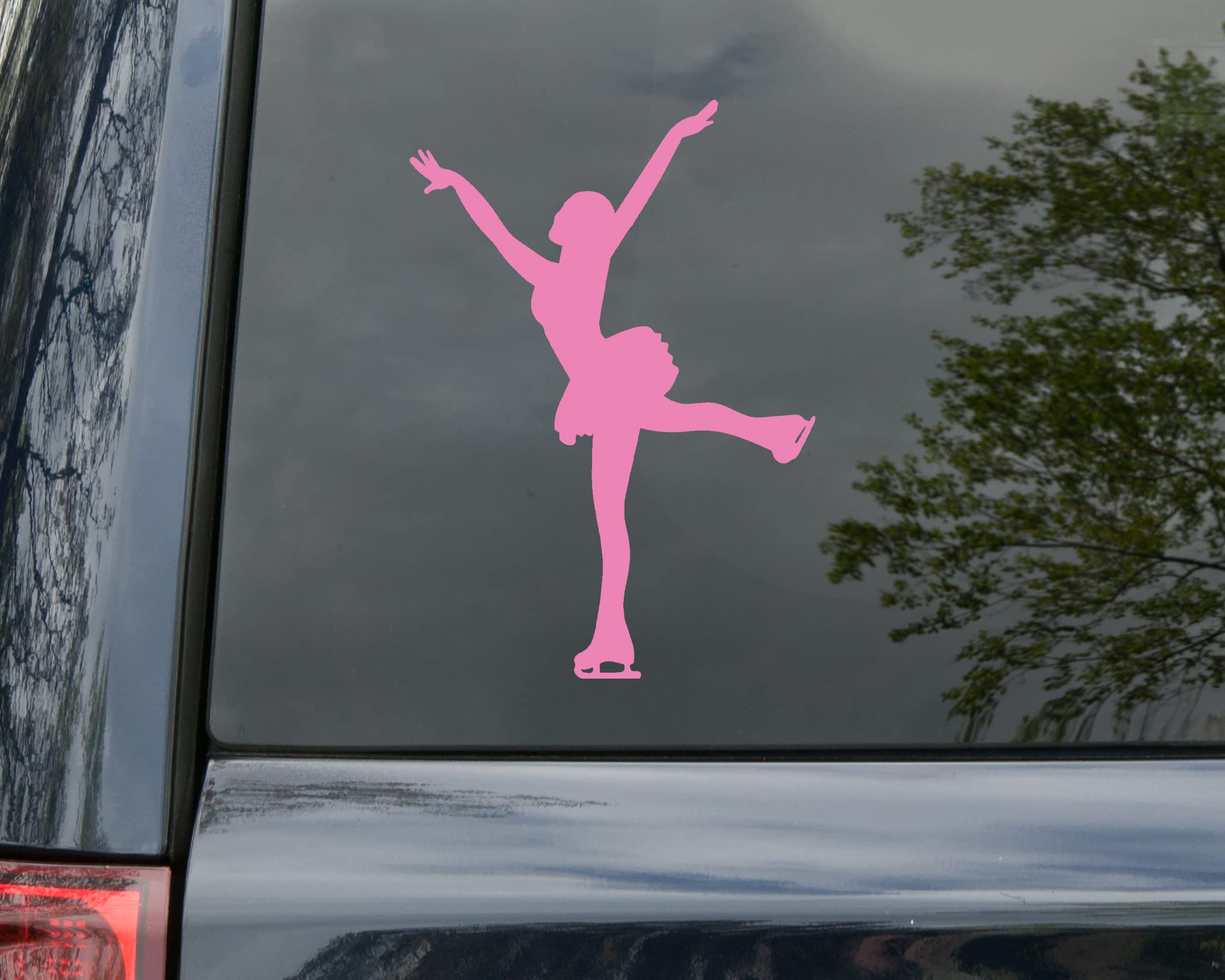 Minglewood Trading Cobalt Ice Figure Skater Vinyl Decal V4 - Artistic Skating Sport Die Cut Sticker 5