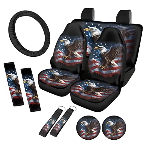 Bale Eagle American Flag
