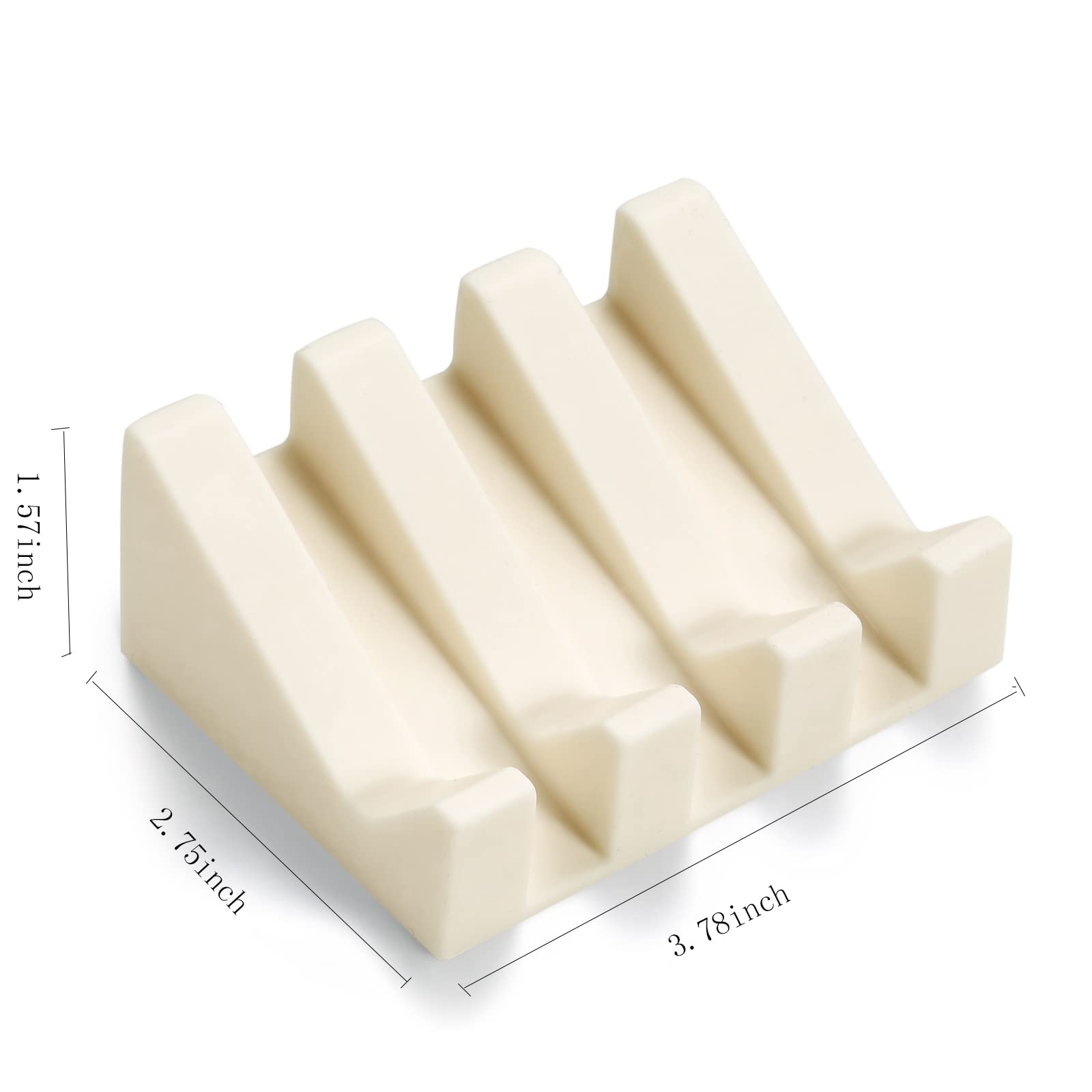 Premium Soap Dish Holder for Shower & Bathroom - Durable Soap Tray for Kitchen, Bathtub - Keeps Soap Dry & Extends Soap Life - Easy to Clean & Rustproof (Perfect for Bathroom Countertops, Shower Shelves & Kitchen Sinks)