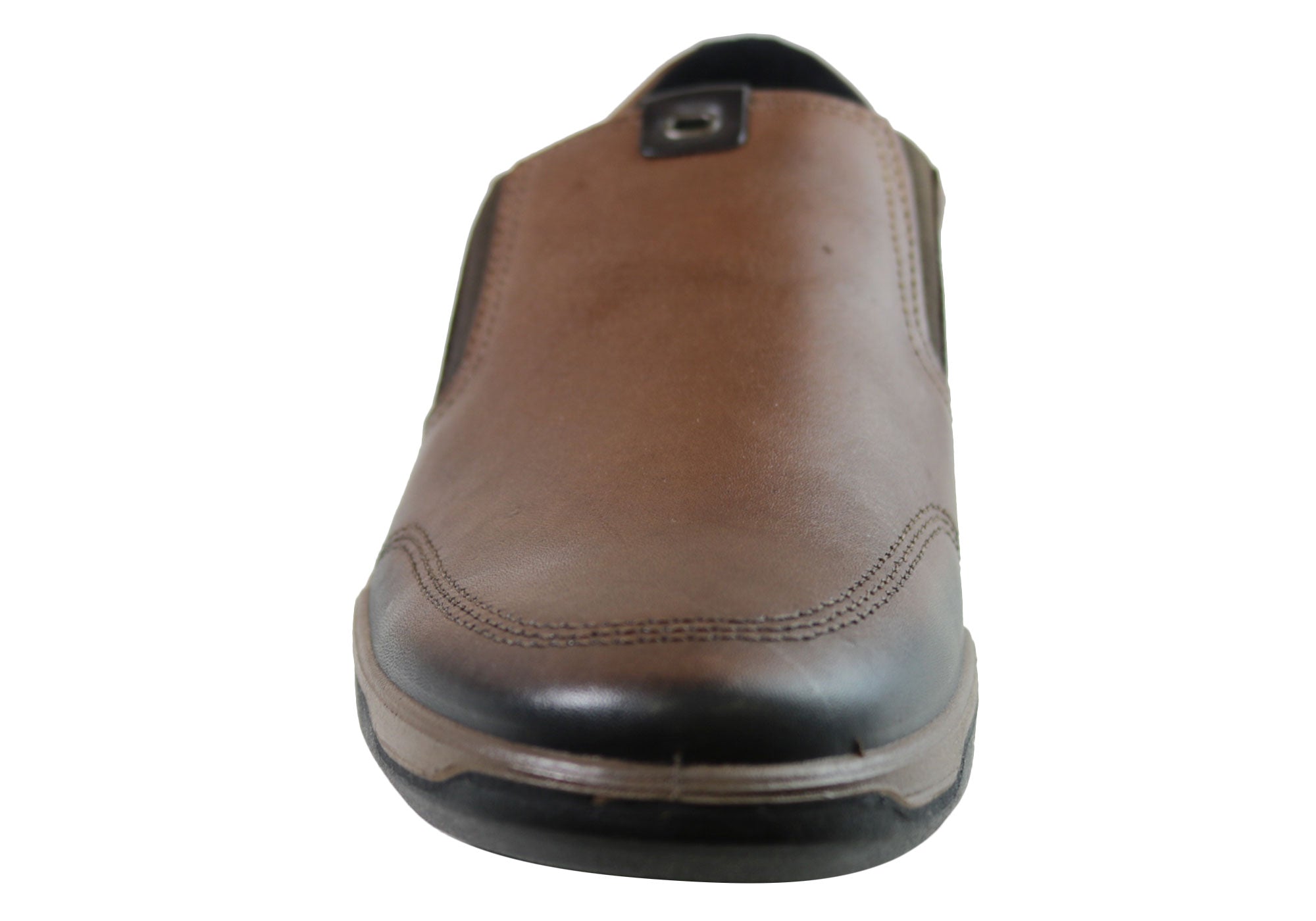 Lincoln Men's Leather Slip-On Comfort Casual Shoes - Handmade in Brazil - Perfect for Work, Travel & Everyday Wear