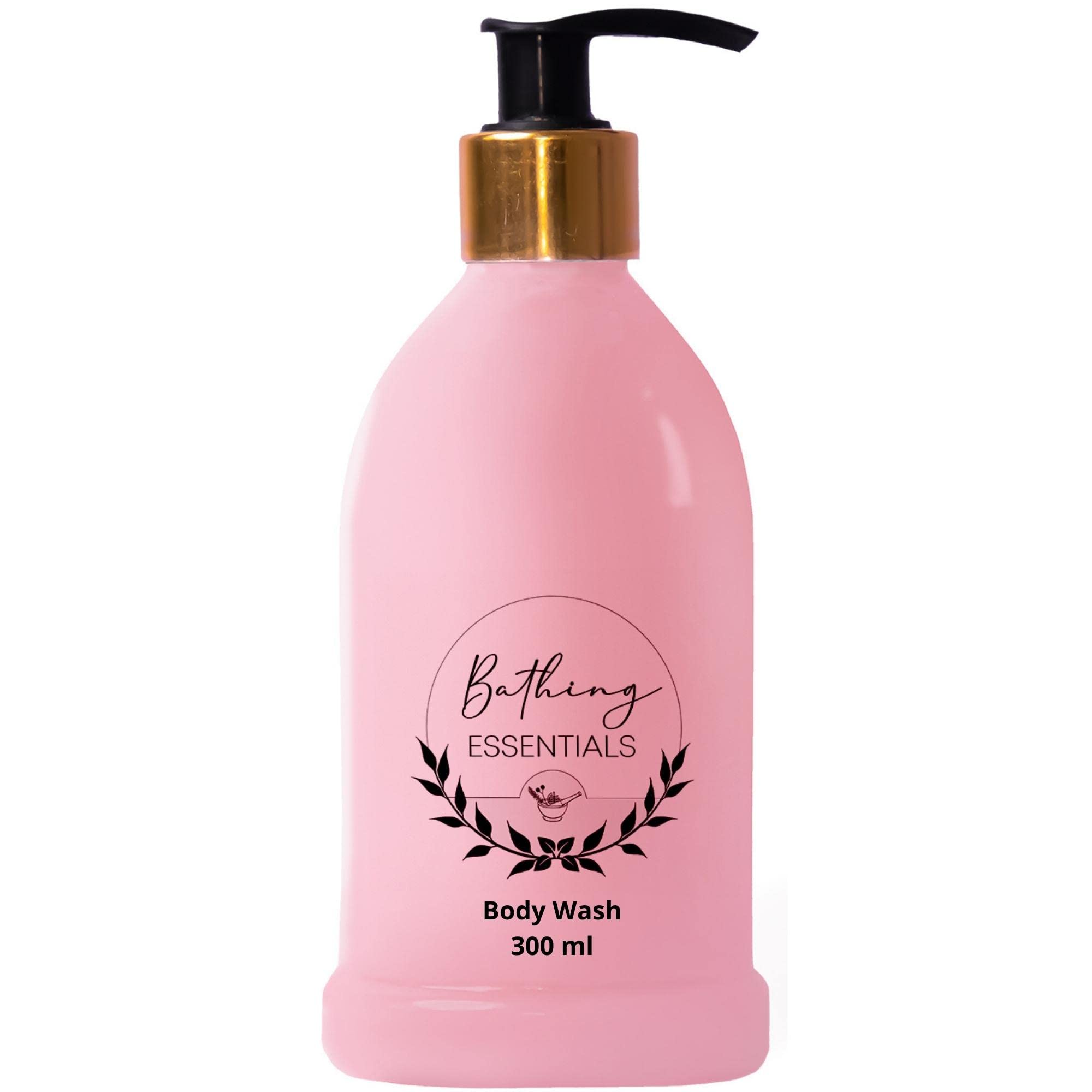 Natural Body Wash with 6 Active Ingredients & Rose Vanilla Fragrance - Gently Cleanses & Moisturizes Dry, Itchy Skin - SLS & Paraben Free for Women & Men - Suitable for All Skin Types - 300ml - Perfect for Daily Shower, Spa Day & Sensitive Skin Care