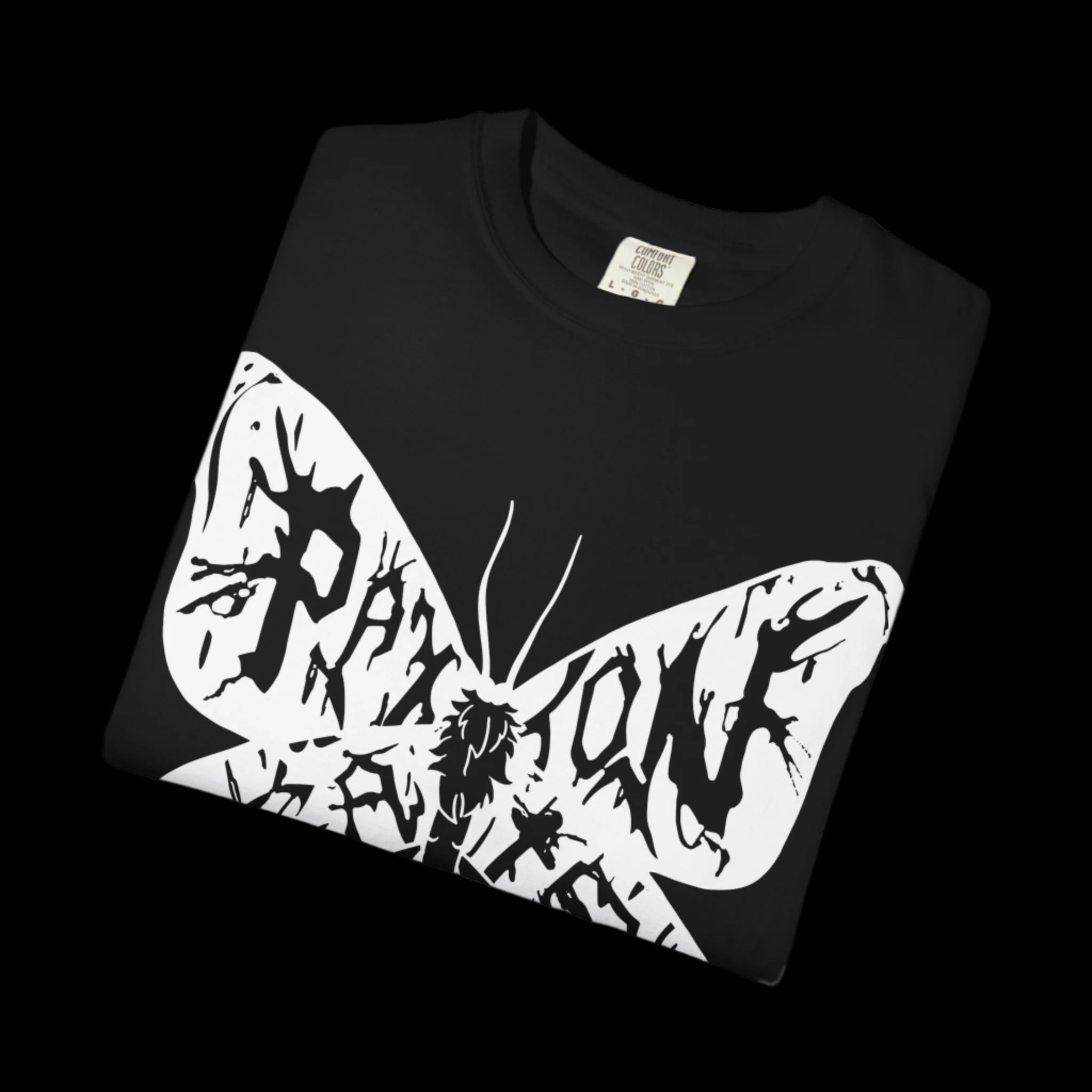Unisex Paxton Gate Moth Graphic T-Shirt - Soft Cotton Tee for Men & Women - Perfect for Casual Wear, Street Style & Nature Lovers