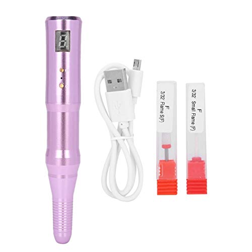 Professional Electric Nail Drill Set - Manicure & Pedicure Kit with Nail File Pen for Gel Nails, Hands & Feet Care - Portable Nail Art Machine for Home & Salon Use (Pink) | Perfect for DIY Nail Art, Acrylics & Nail Extensions