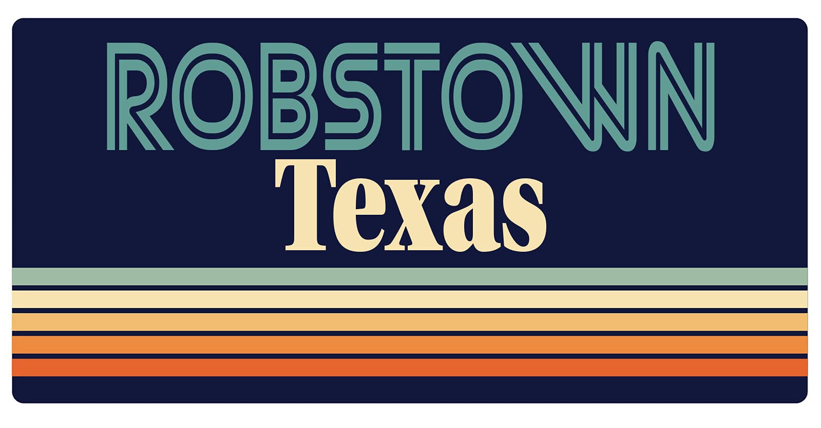 Vintage Texas Fridge Magnet 5 x 2.5 Inch - Retro Style Decorative Refrigerator Magnet for Kitchen, Office & Travel Souvenirs | Perfect for Collectors, Gift Giving & Home Decor