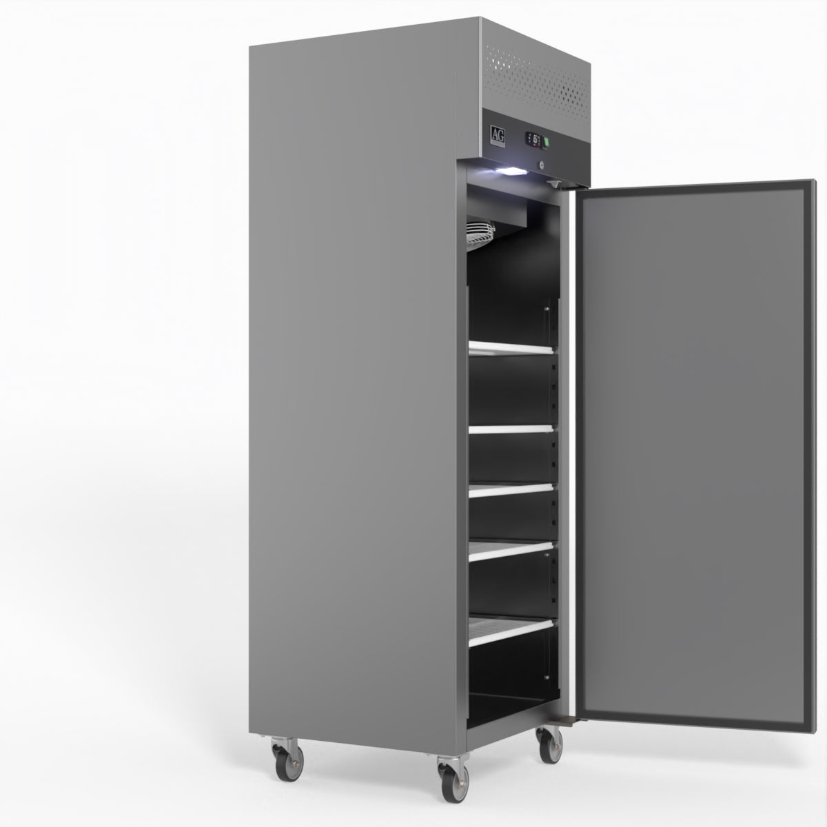 429L Stainless Steel Upright Single Door Refrigerator - Commercial Kitchen, Restaurant, Bar & Home Use