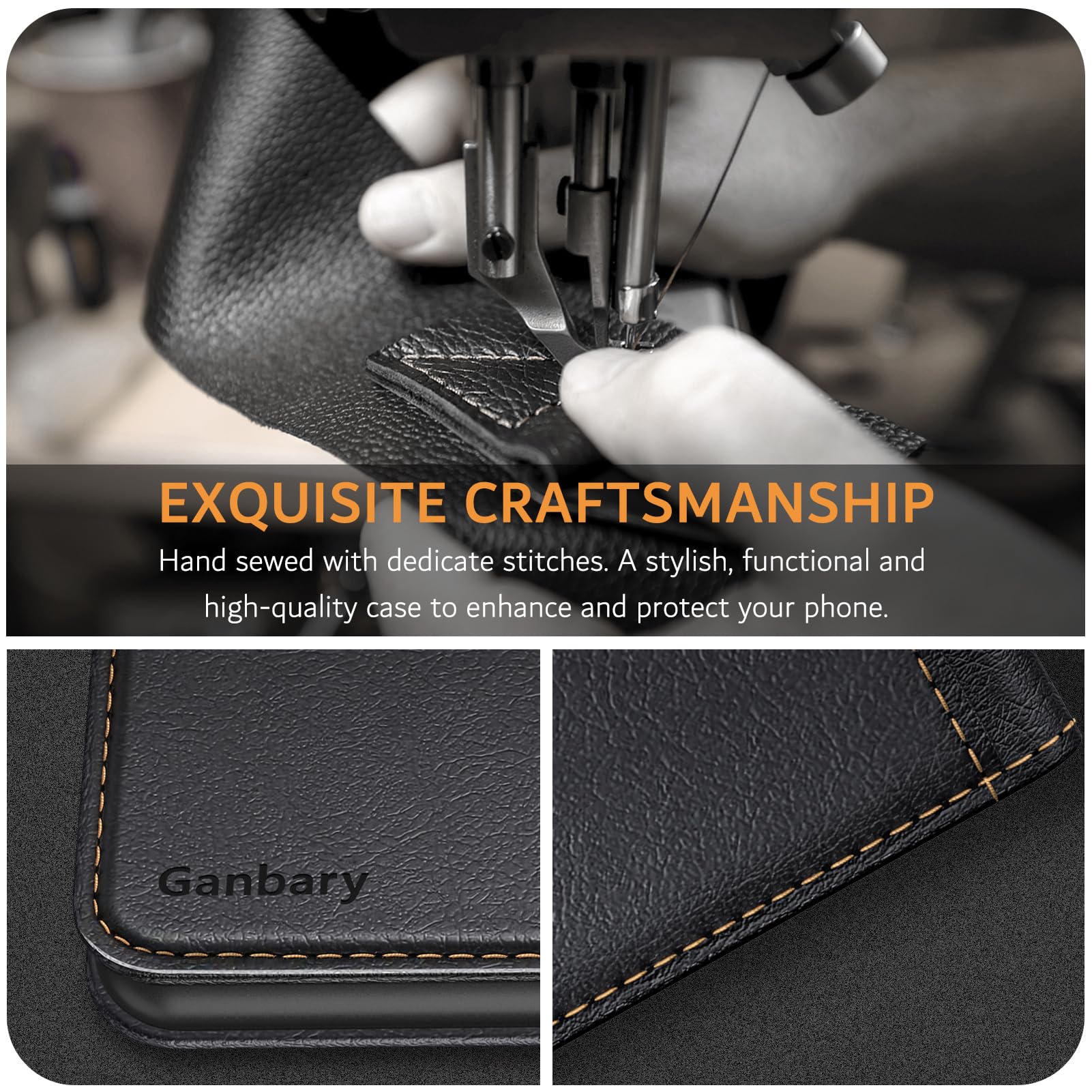Premium PU Leather Flip Wallet Case for Xiaomi Redmi 14C - Black | Slim Protective Cover with Card Slots | Perfect for Work, Travel & Daily Use