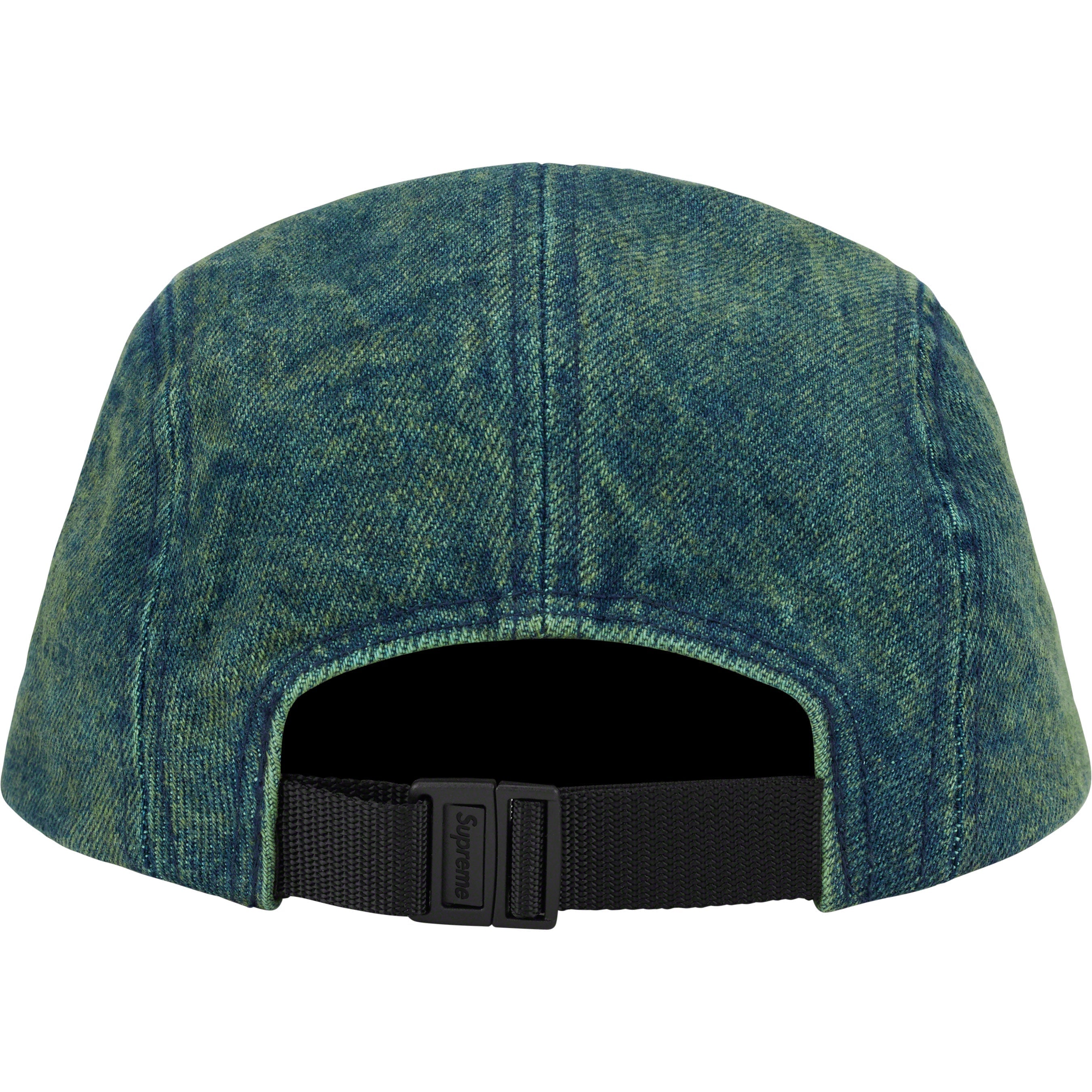 Supreme Green Denim Camp Cap - Stylish & Durable Unisex Baseball Hat for Streetwear & Outdoor Adventures