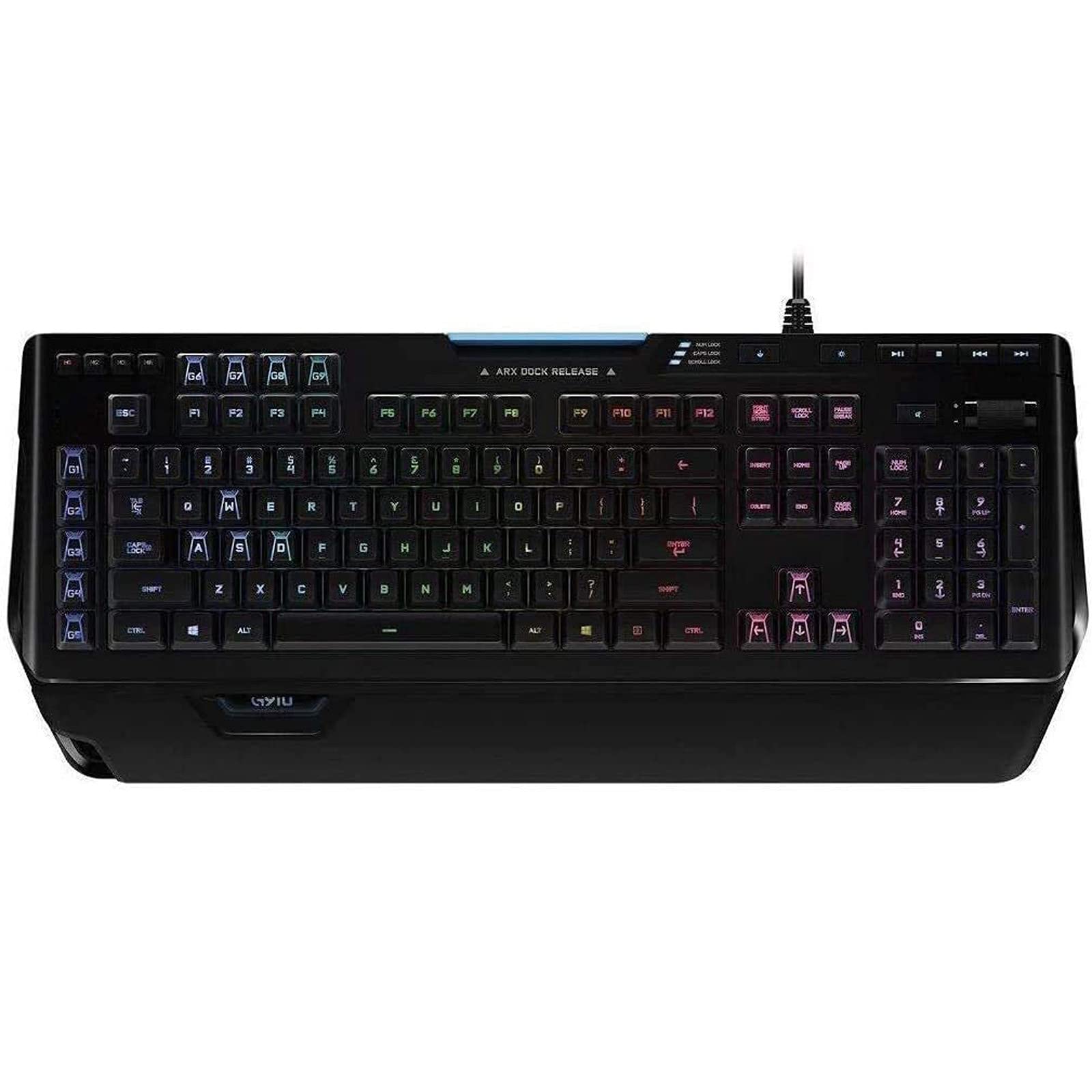 KDJFHDJ RGB Backlit Gaming Keyboard and Mouse Combo - Ergonomic USB Wired Keyboard with English & Russian Layout for PC, Laptop Gamers - Perfect for Esports, Streaming & Office Work