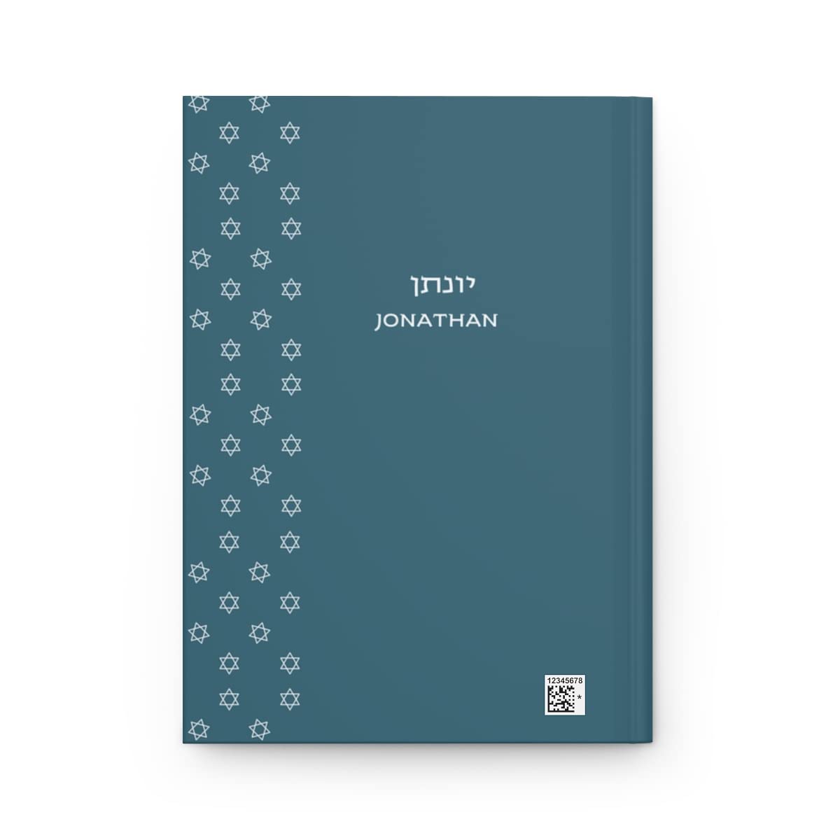 Personalized Hebrew Name Notebook - Custom Jewish Gift for Bar Mitzvah, Bat Mitzvah & Jewish Holidays - Perfect for Writing, Journaling & Torah Study