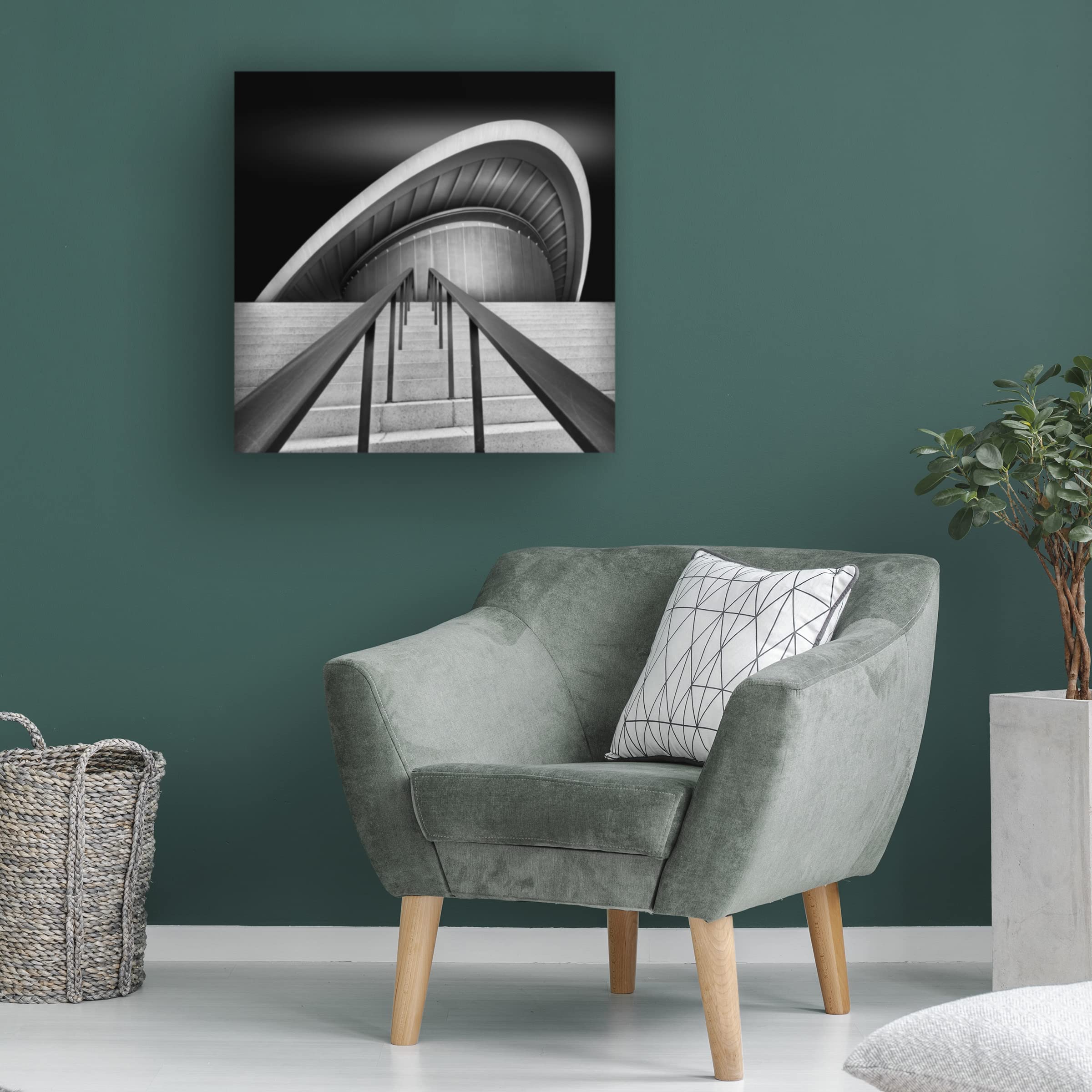 Wolfgang Mothes 'Sunrise' Canvas Wall Art Print - Modern Landscape Painting for Living Room, Bedroom & Office Decor