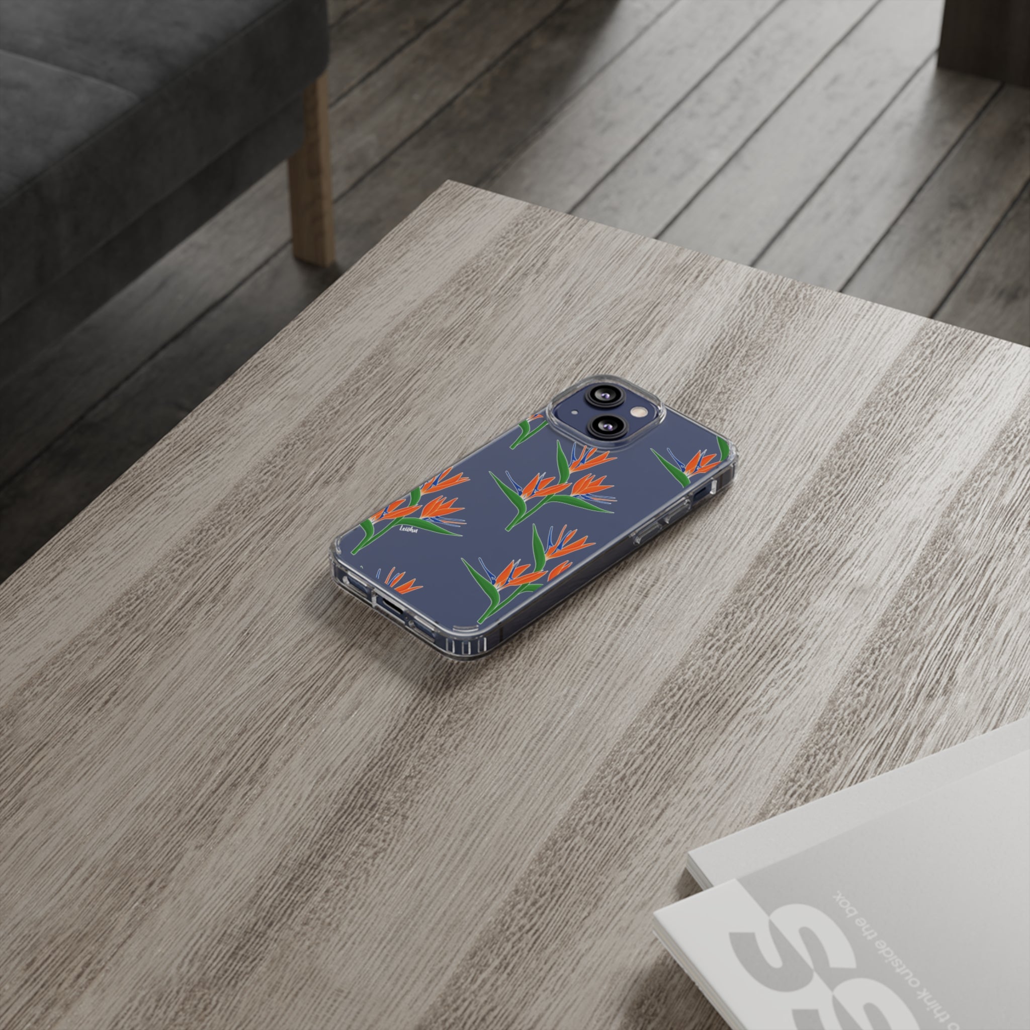 Bird of Paradise Clear Phone Case - Durable Protective Cover for iPhone & Samsung - Perfect for Nature Lovers & Tropical Style