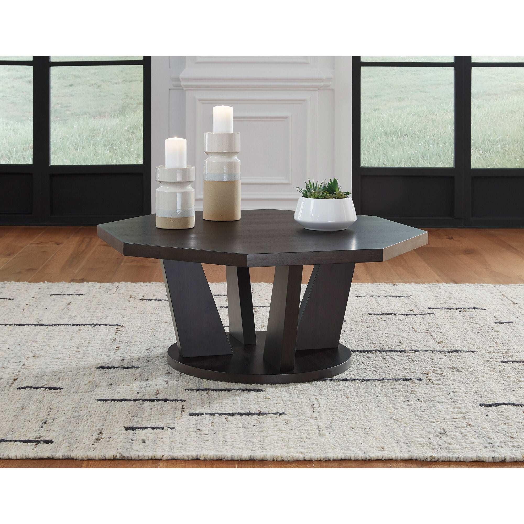 Modern Chasinfield Coffee Table - Stylish Living Room Centerpiece for Home Decor & Entertaining - Perfect for Family Gatherings & Relaxing Evenings
