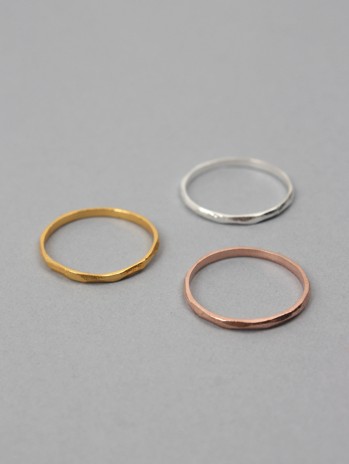 Stackable Gold Rings for Women - Trendy Layered Band Rings Set - Perfect for Everyday Wear & Special Occasions