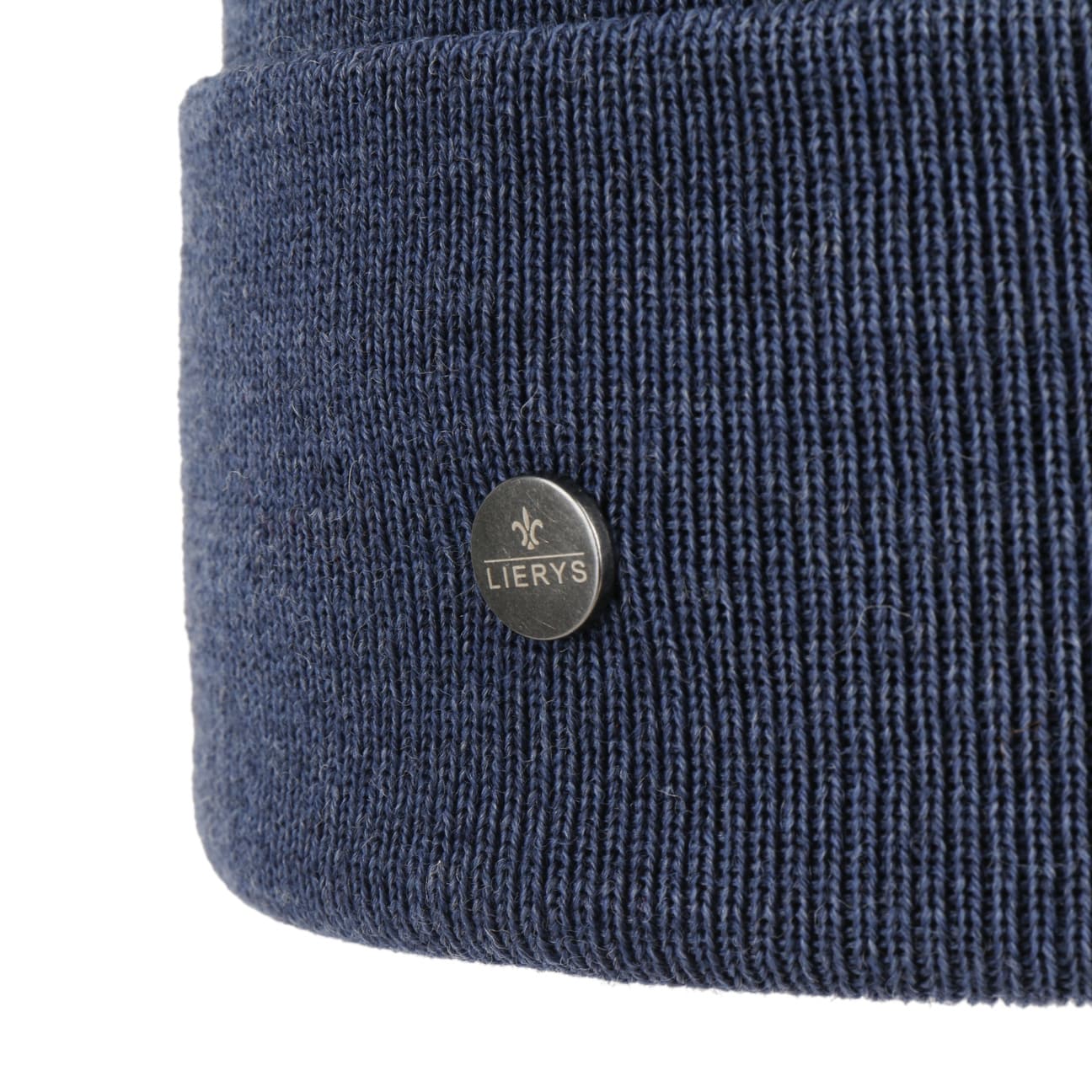 Lierys GOTS Certified Merino Wool Knit Hat with Foldable Cuff - Warm Winter Beanie for Outdoor Activities, Skiing & Hiking